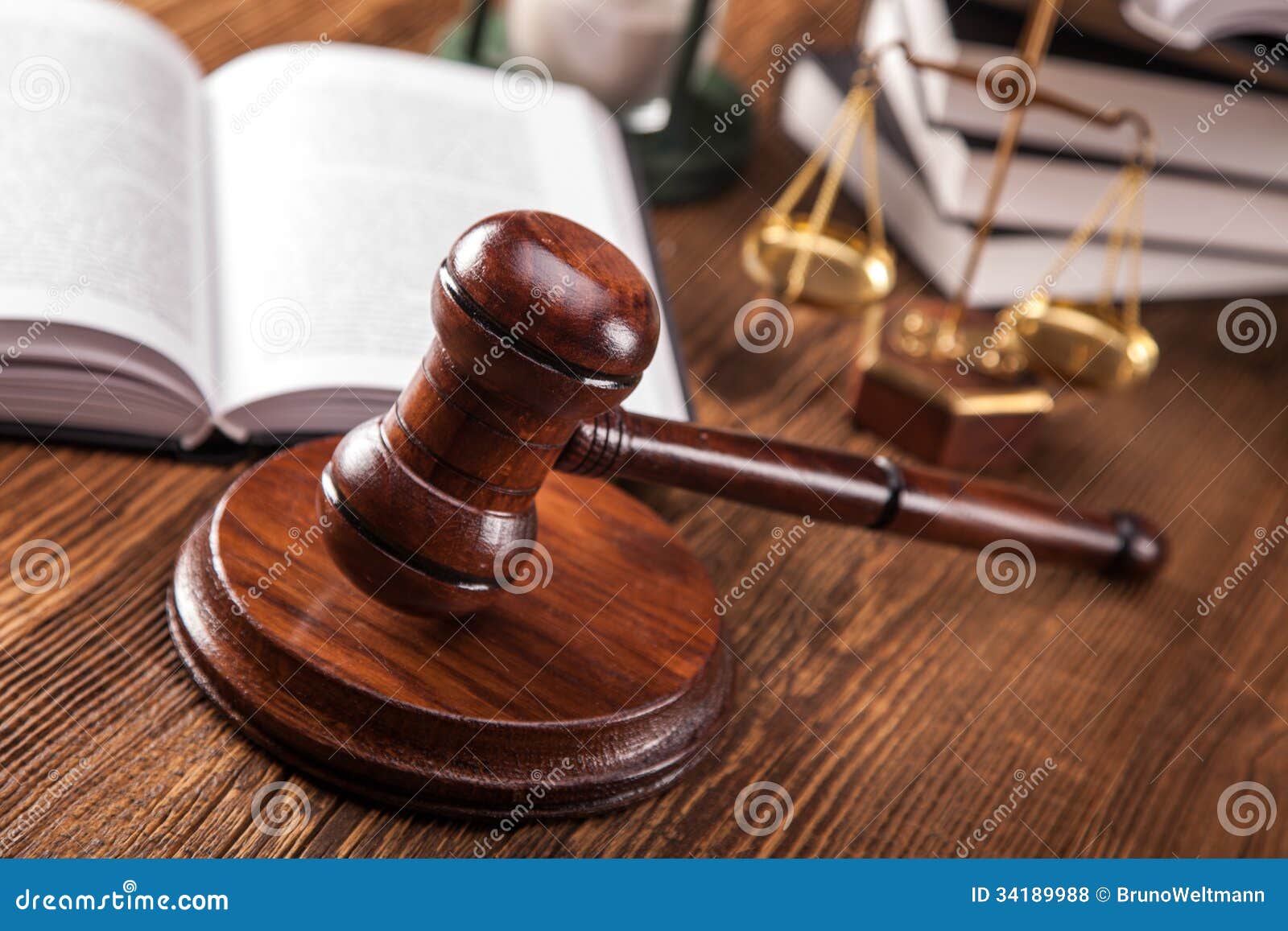 Law Concept. Hammer of Justice Stock Photo Image of house, background 34189988