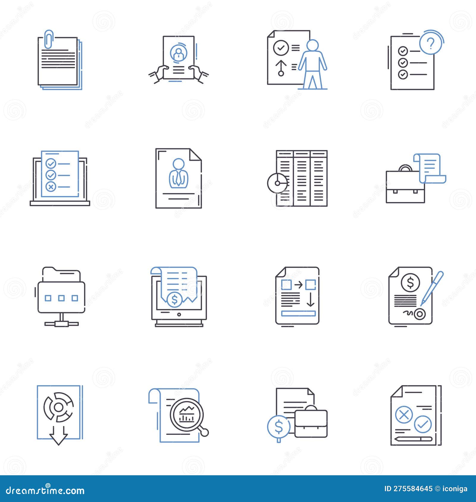 law corporation line icons collection. legal, advocate, attorney, litigator, counsel, jurist, barrister  and