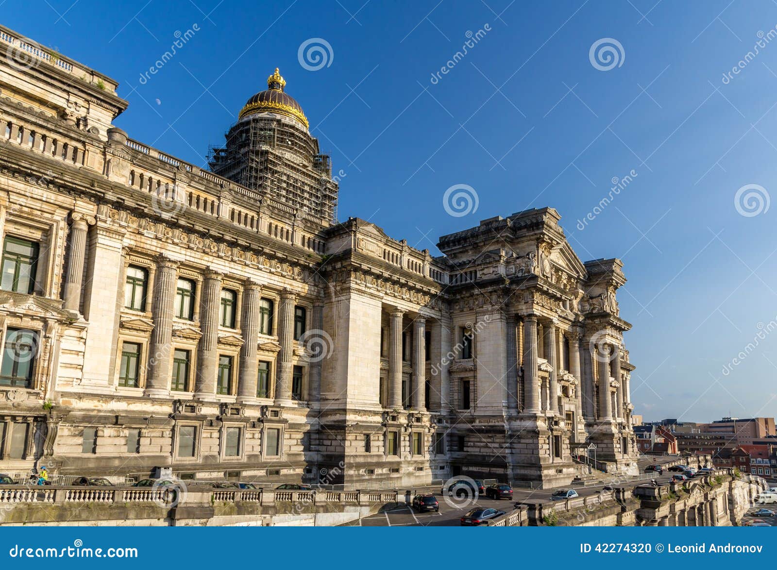 Law Courts of Brussels, Belgium Stock Photo Image of 19th, judiciary