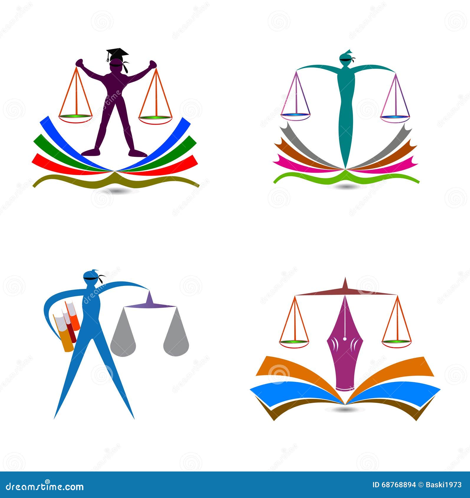 Download Law education logo stock vector. Illustration of laws - 68768894