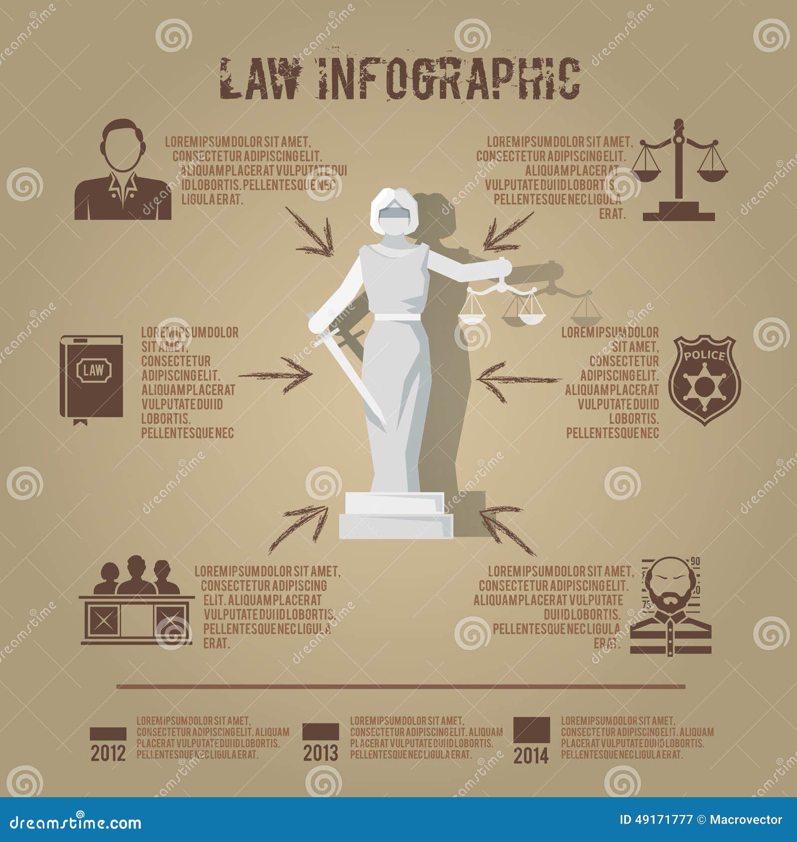 Law Infographic Symb