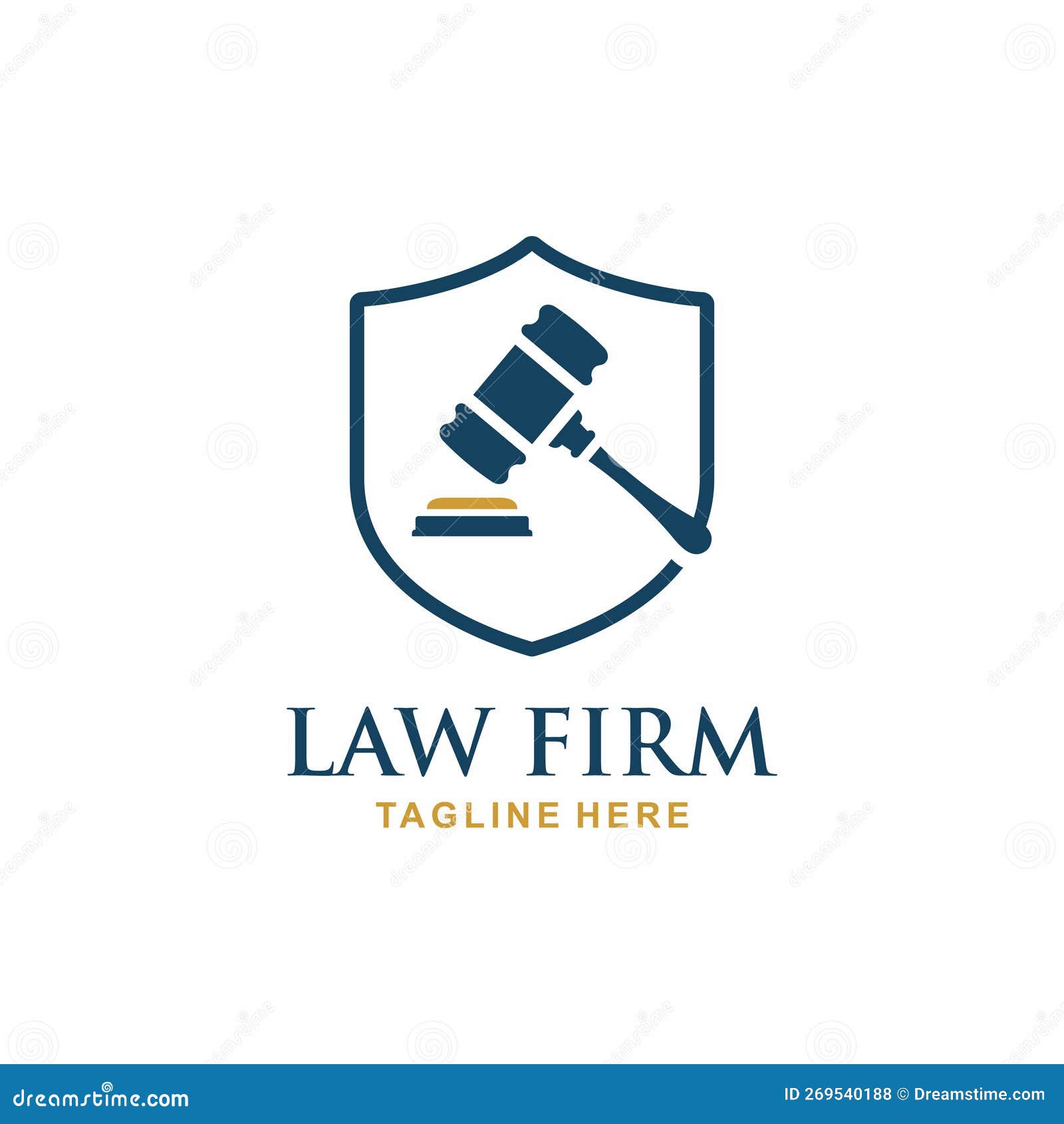 Gavel logo design stock vector. Illustration of company 269540188