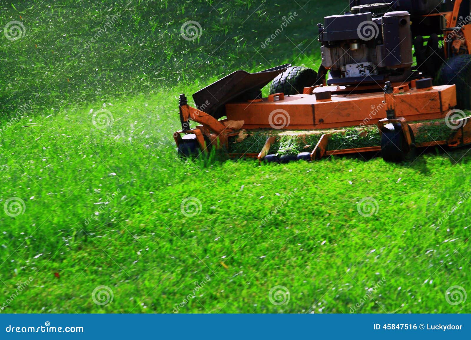 Commercial Lawn Mower RoyaltyFree Stock Image 8682106