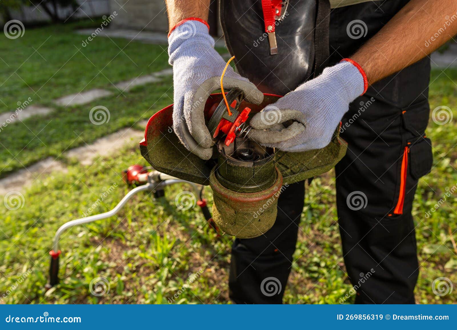 Grass trimmer repair hot sale