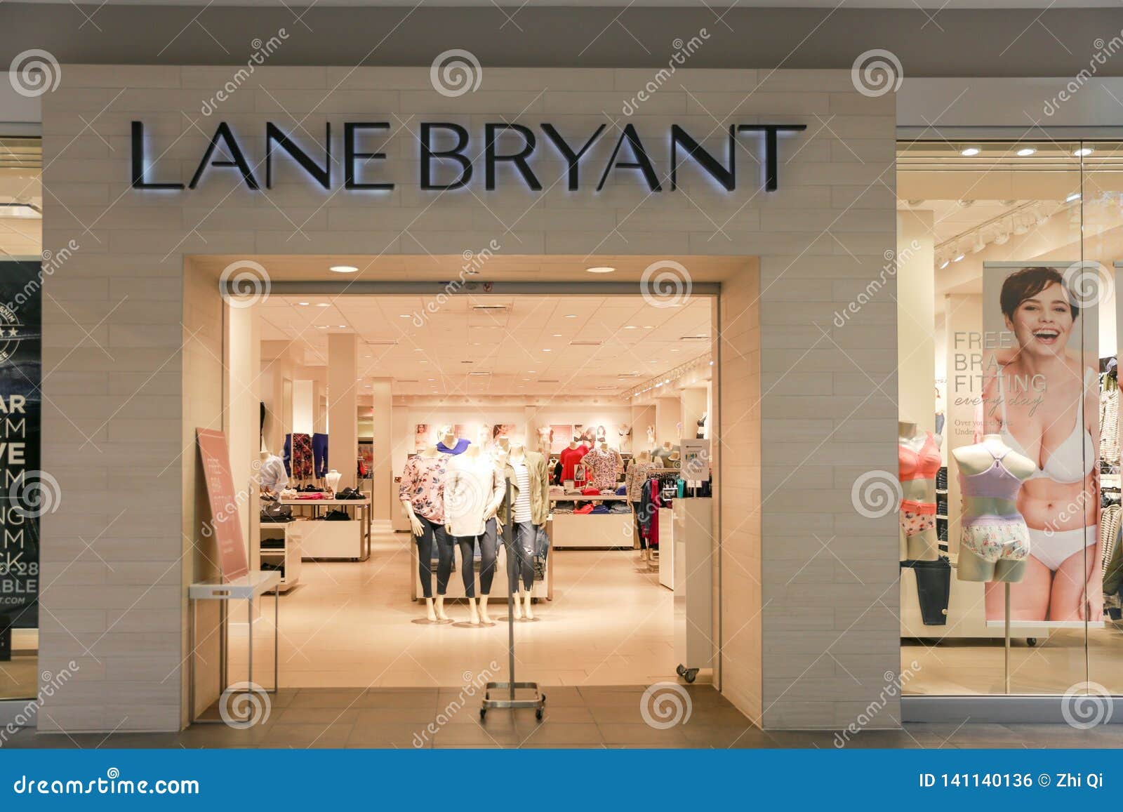 Lane Bryant store front editorial photo. Image of commercial - 141140136