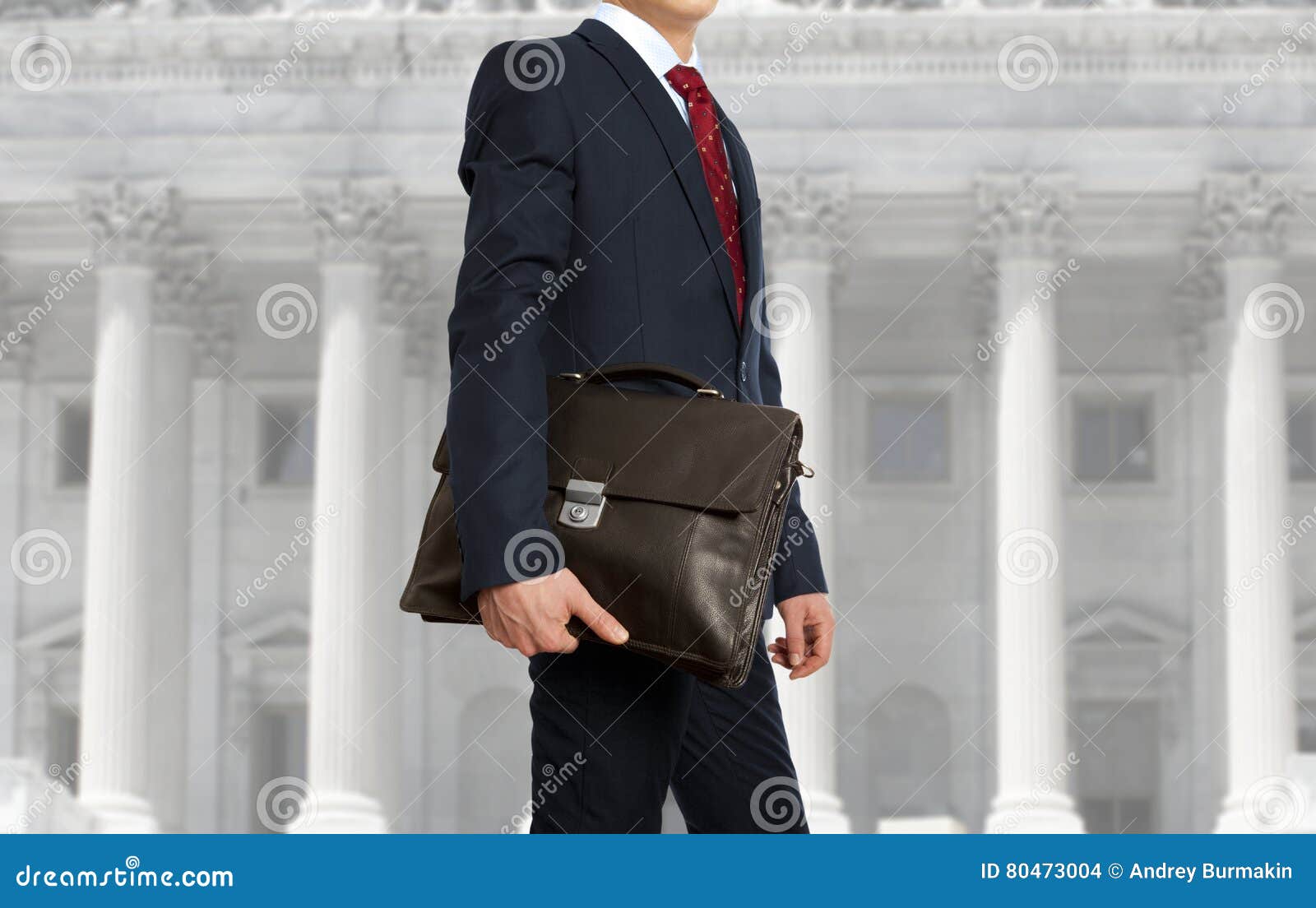 The Lawyer with a Briefcase Stock Photo Image of coat, executive 80473004