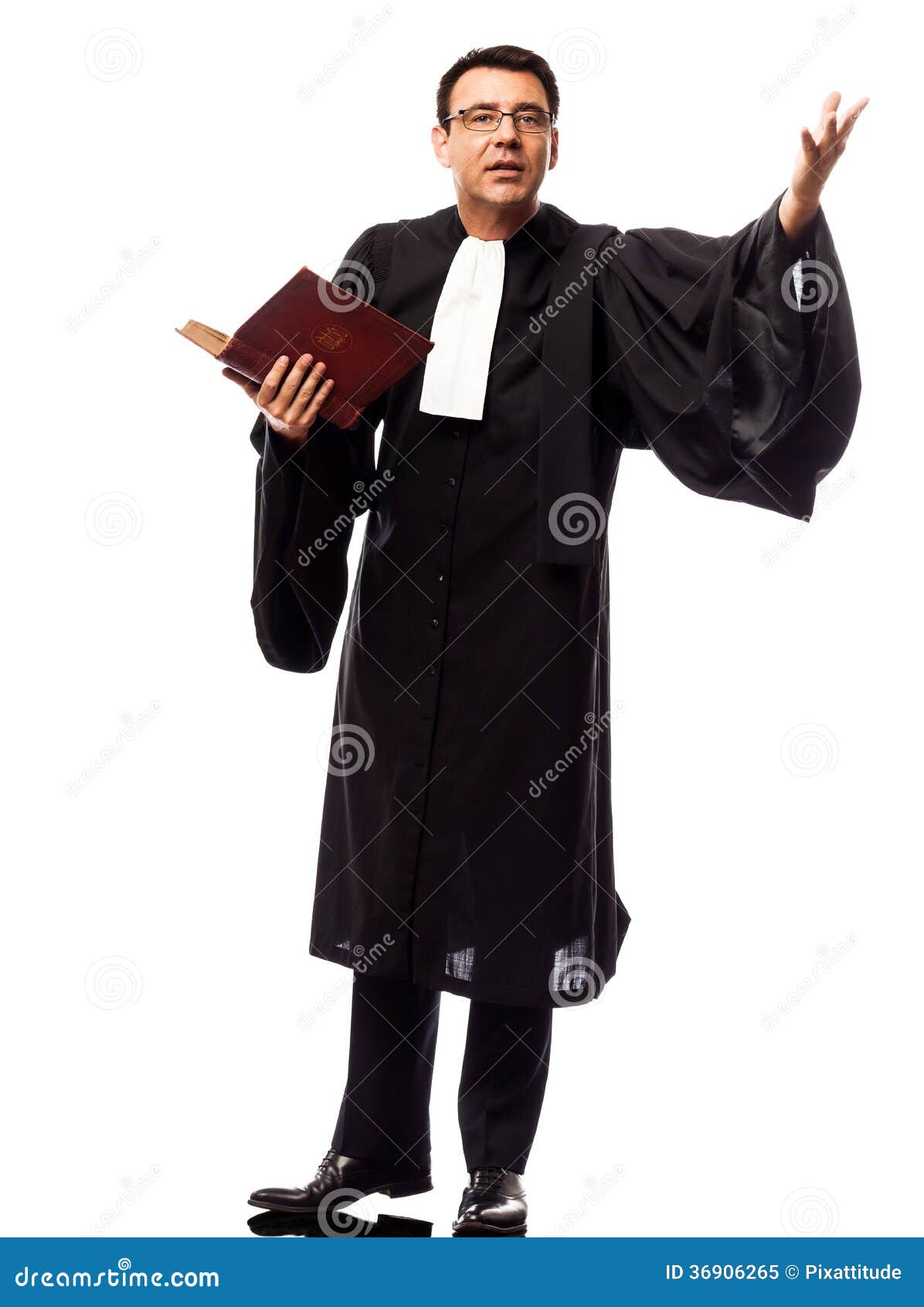 Lawyer man pleading stock image. Image of judge, camera 36906265