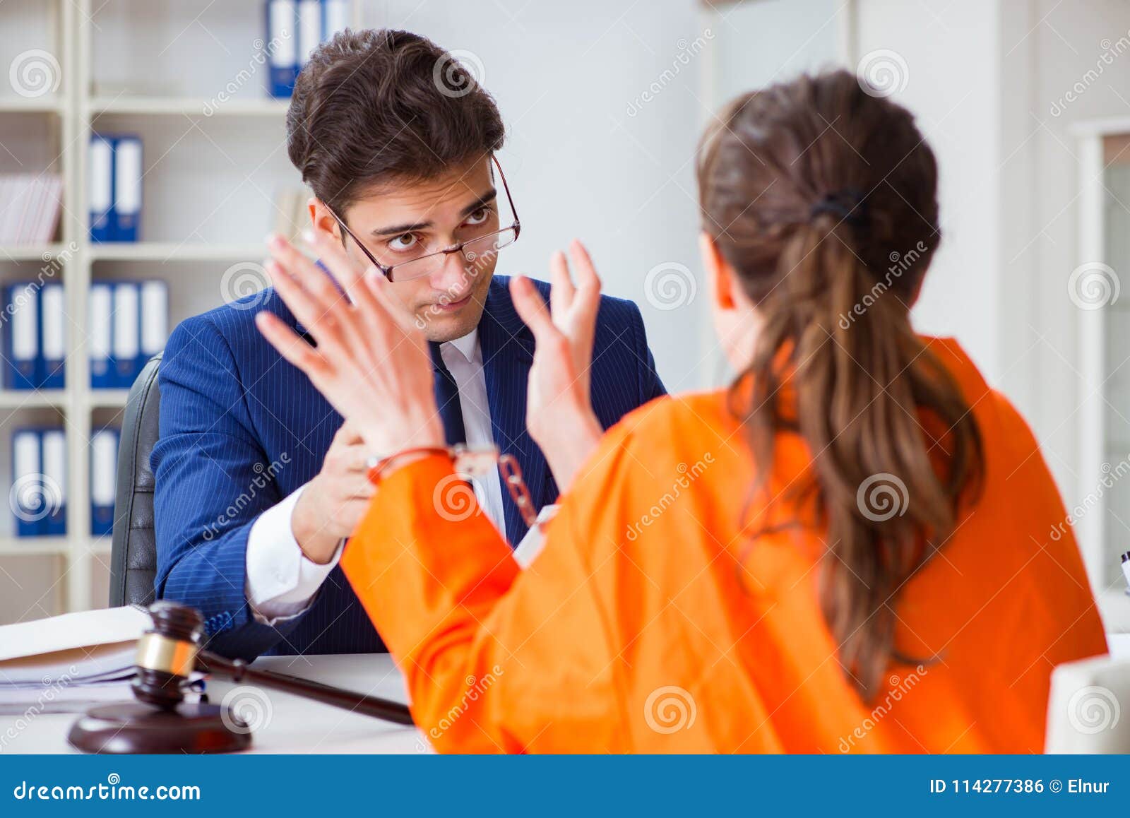 The Lawyer Meeting His Client in Prison Stock Photo Image of judgment