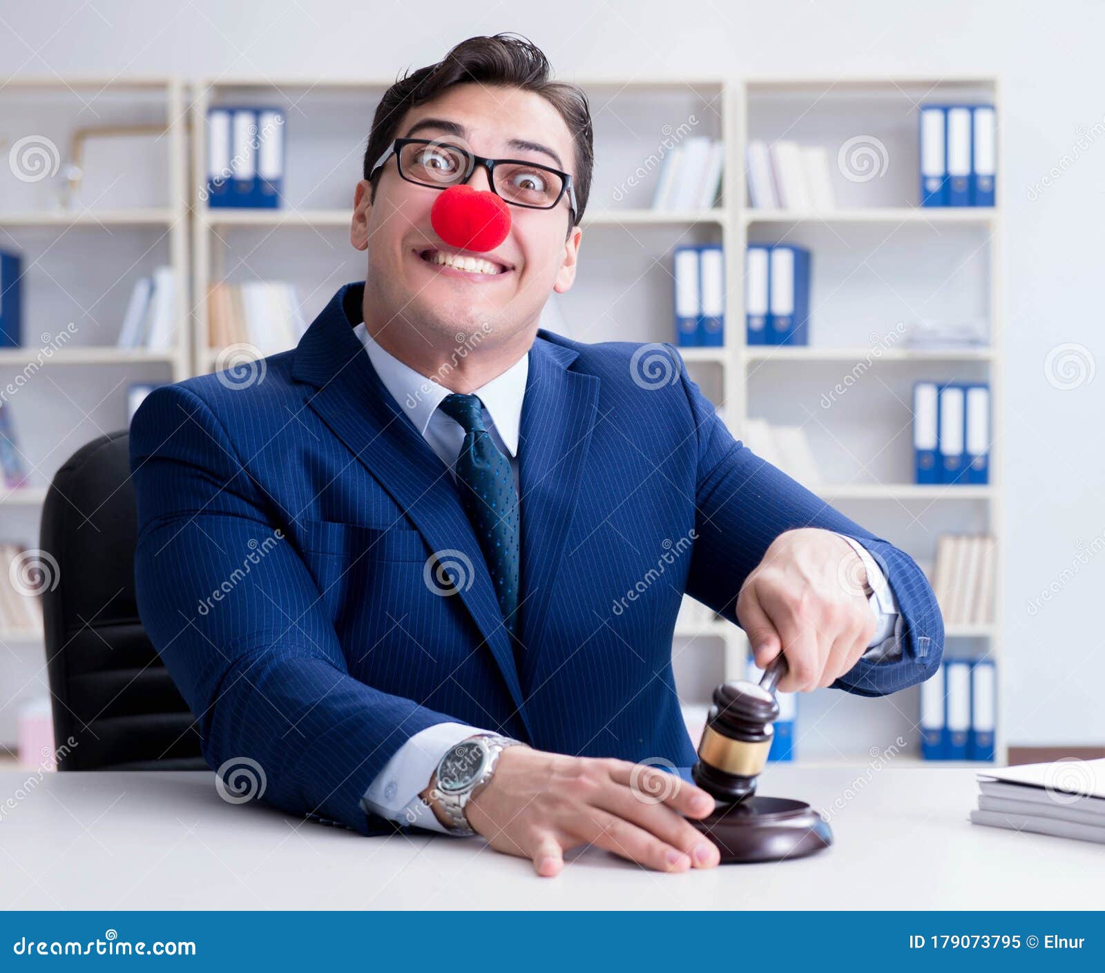 Lawyer Working in His Office Stock Image Image of equality