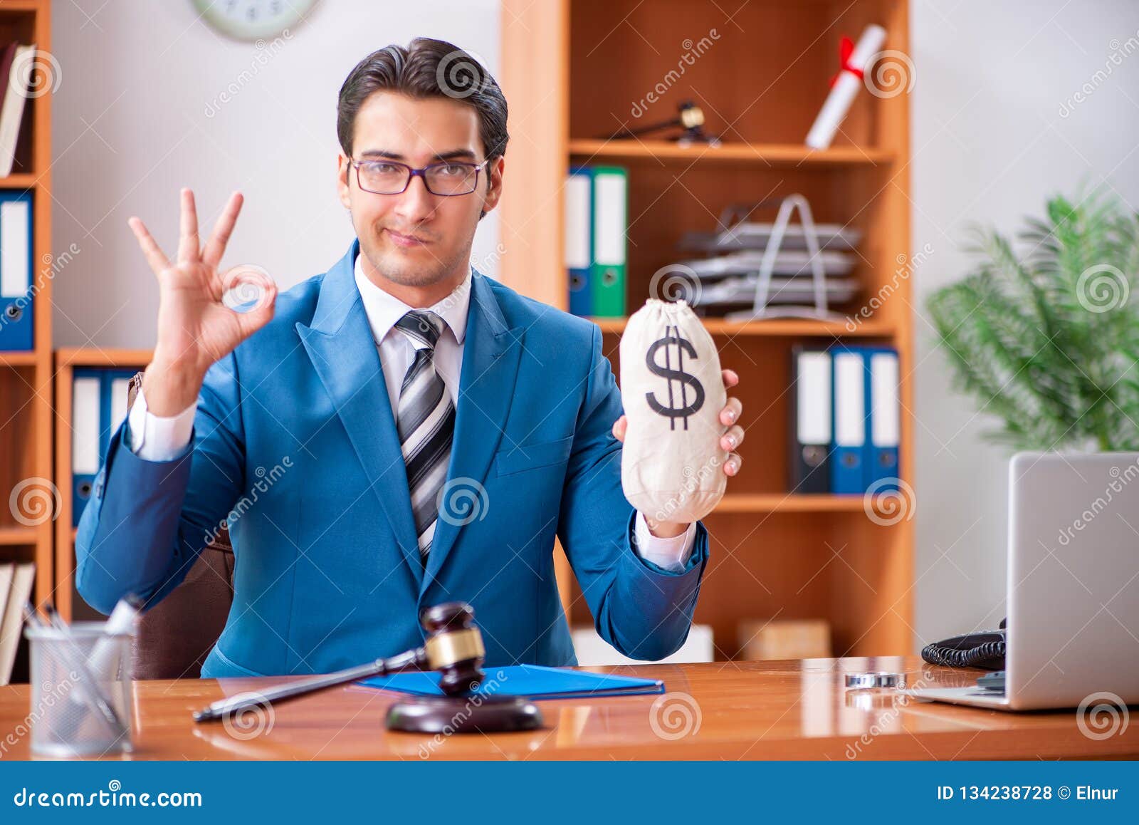 The Lawyer Working In The Office Stock Photo Image of arbitrate