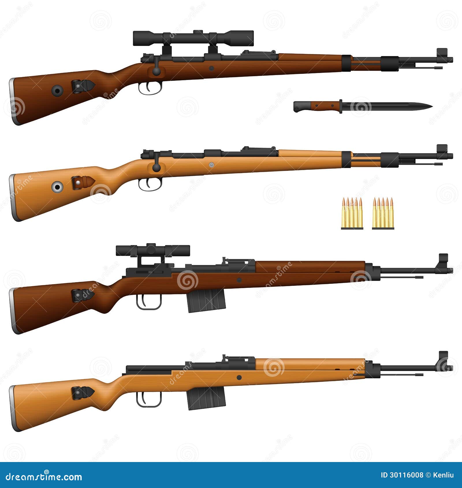 antique rifles types