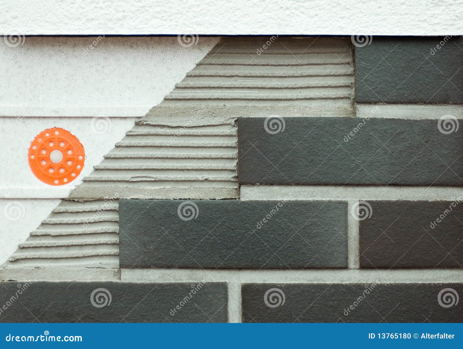 Layers of a brick house stock photo. Image of walls, renovate 13765180