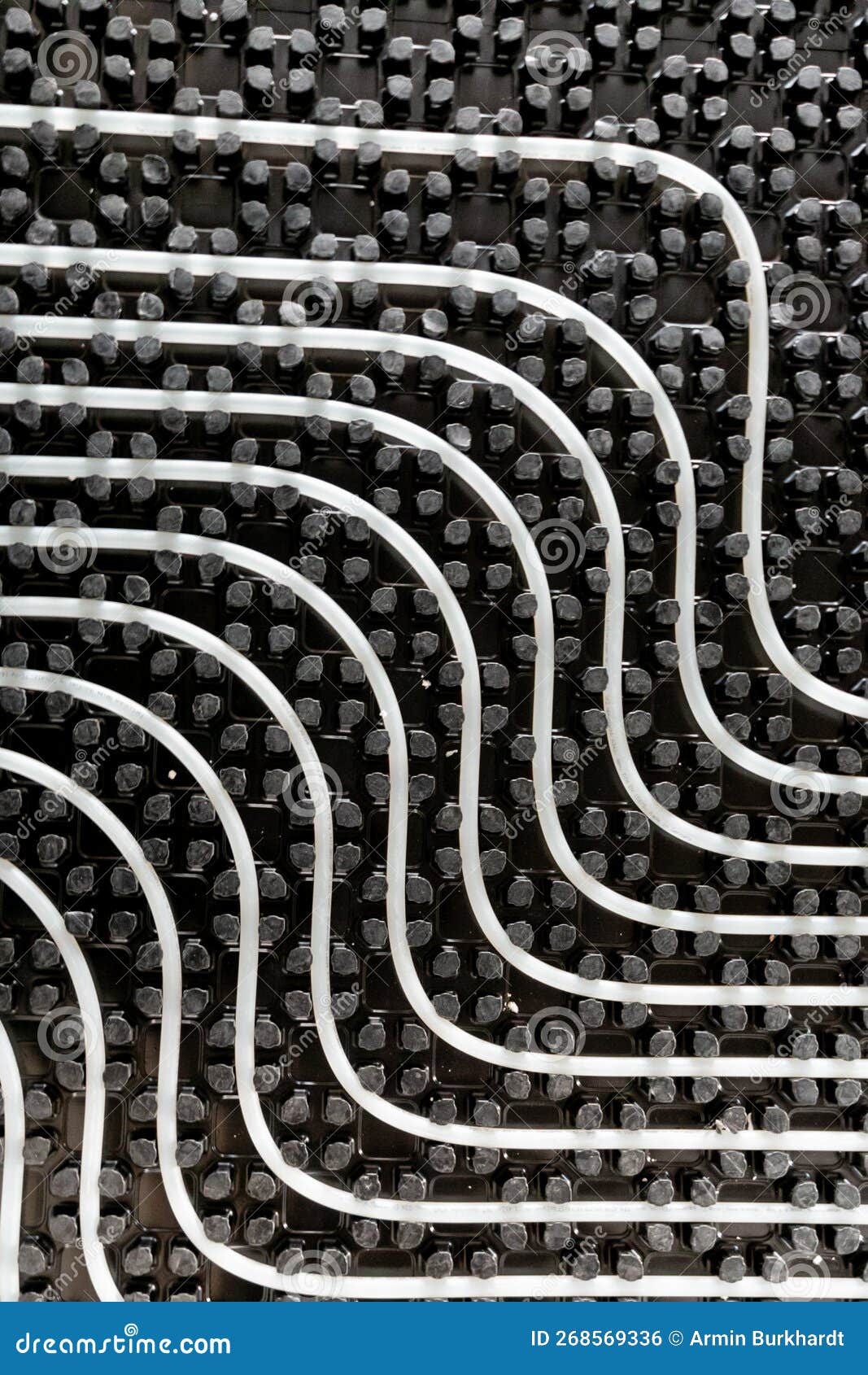 Underfloor heating system stock photo. Image of construction 268569336