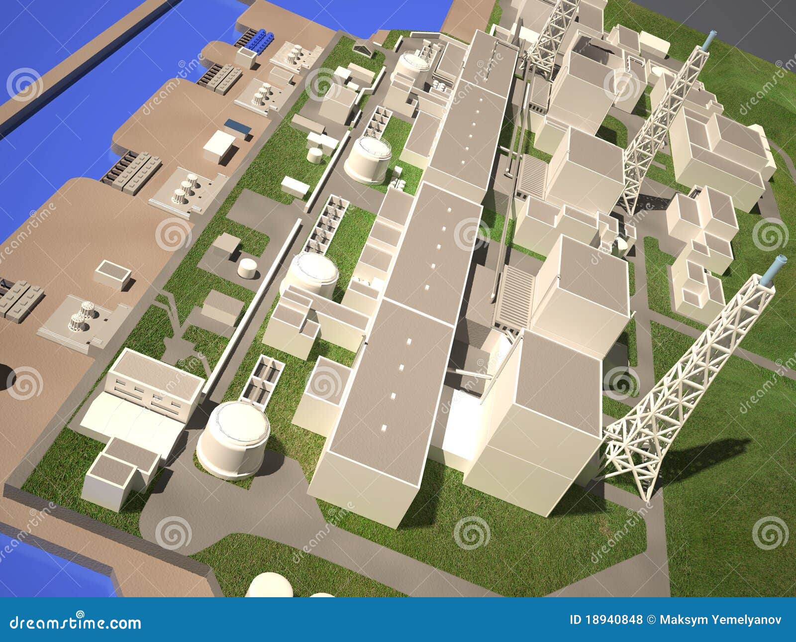 layout of fukushima nuclear plant