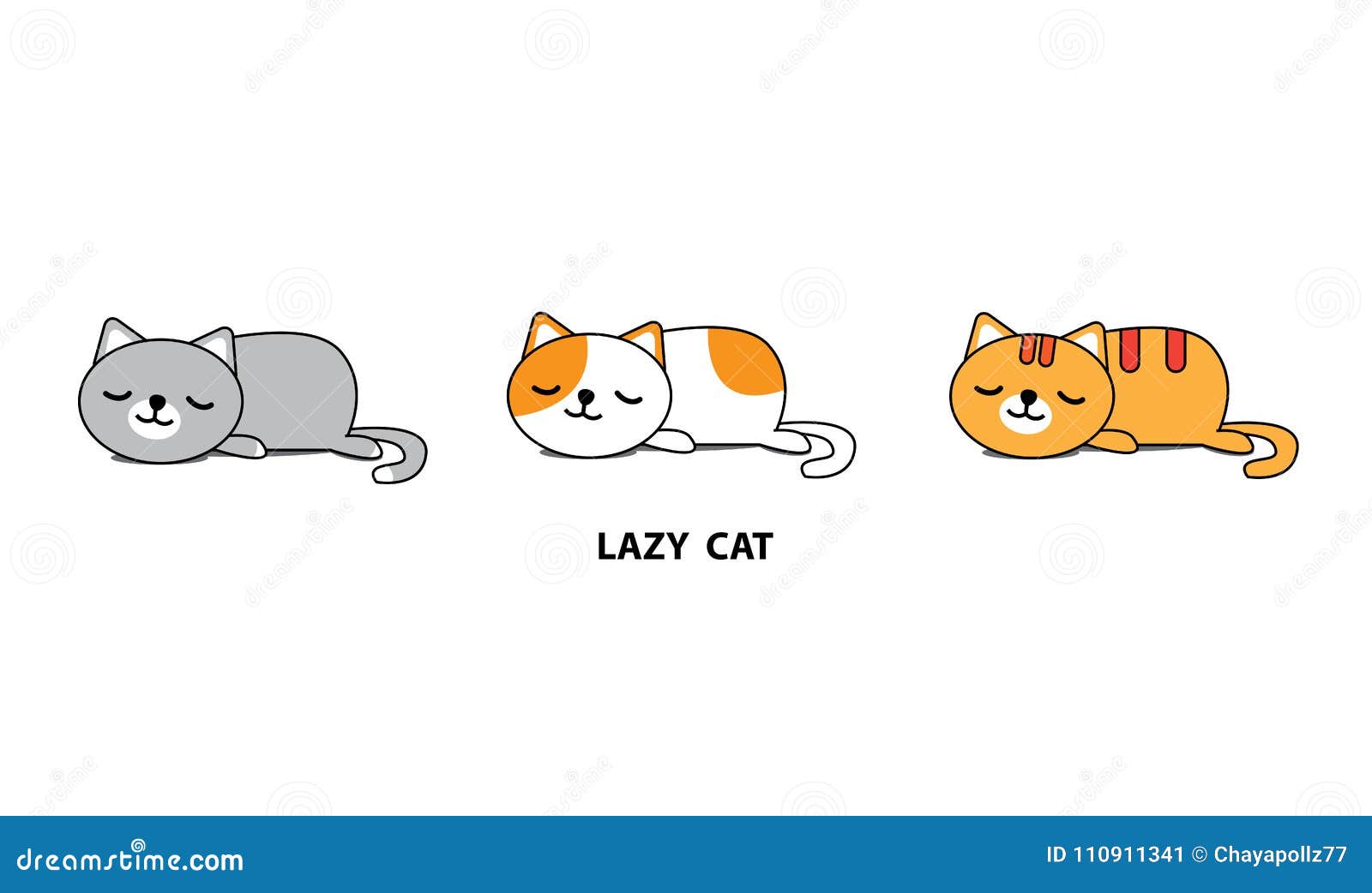 Lazy Cat Stock Illustrations – 3,503 Lazy Cat Stock Illustrations, Vectors  & Clipart - Dreamstime