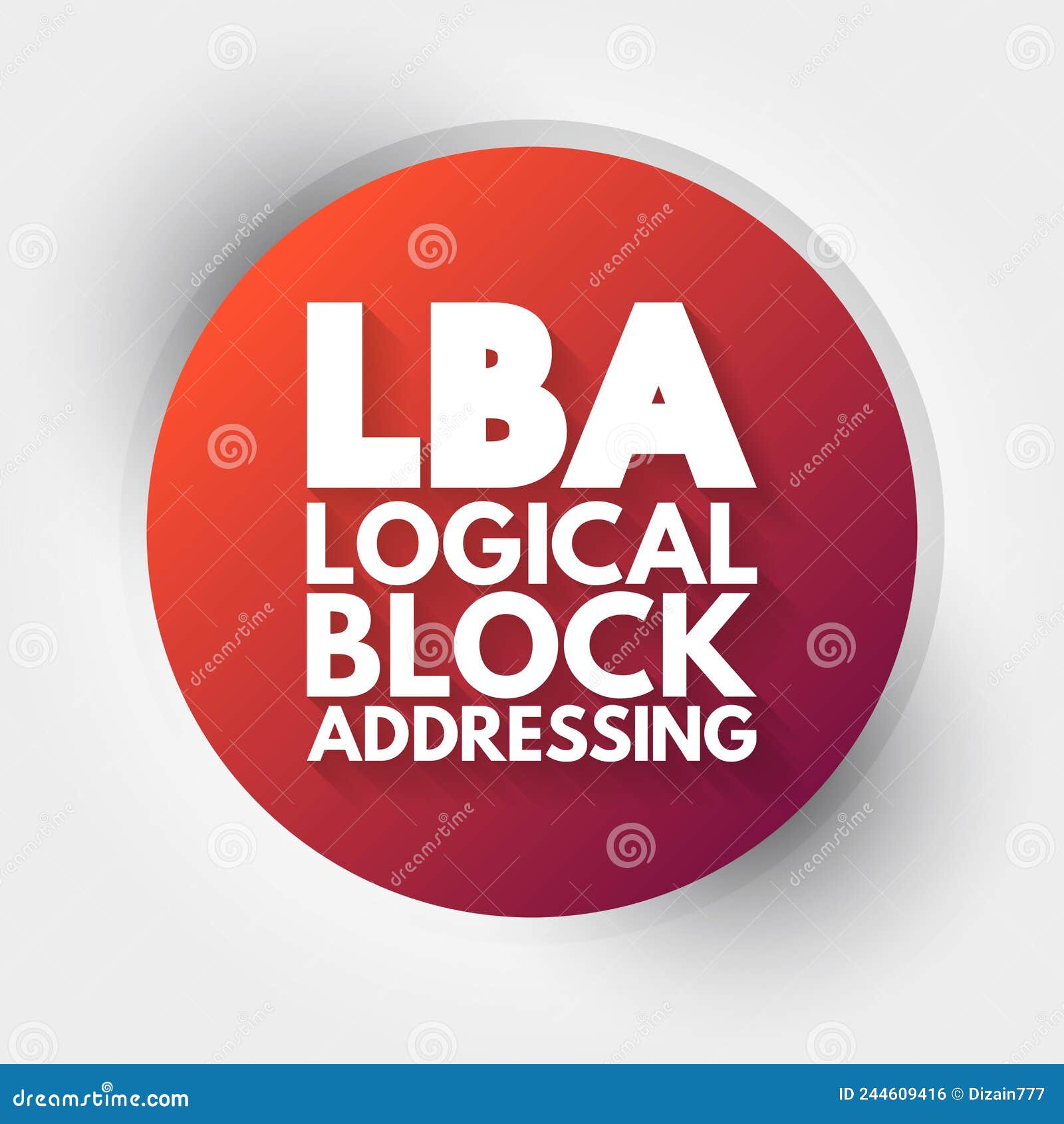 lba - logical block addressing acronym, technology concept background