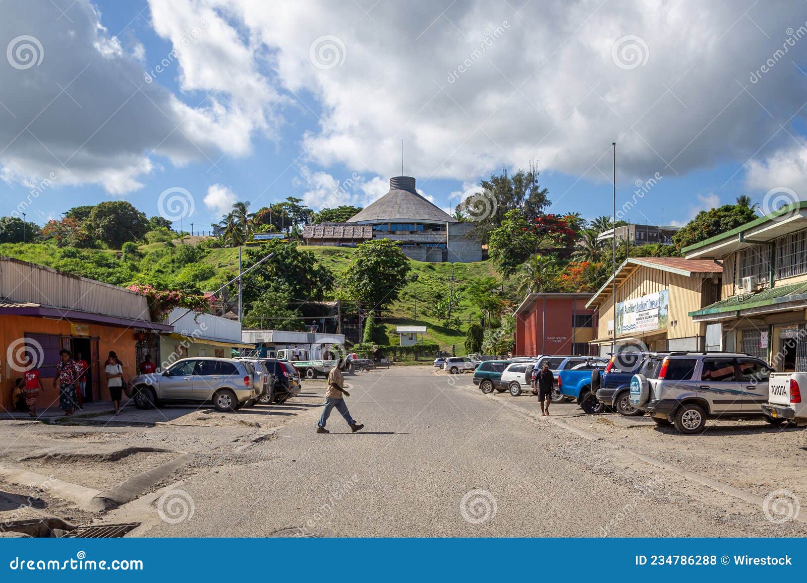 Le Bâtiment Du Parlement National Des Salomon Dans Capitale Honiara. Photo stock éditorial - Image du construction, central: 234786288
