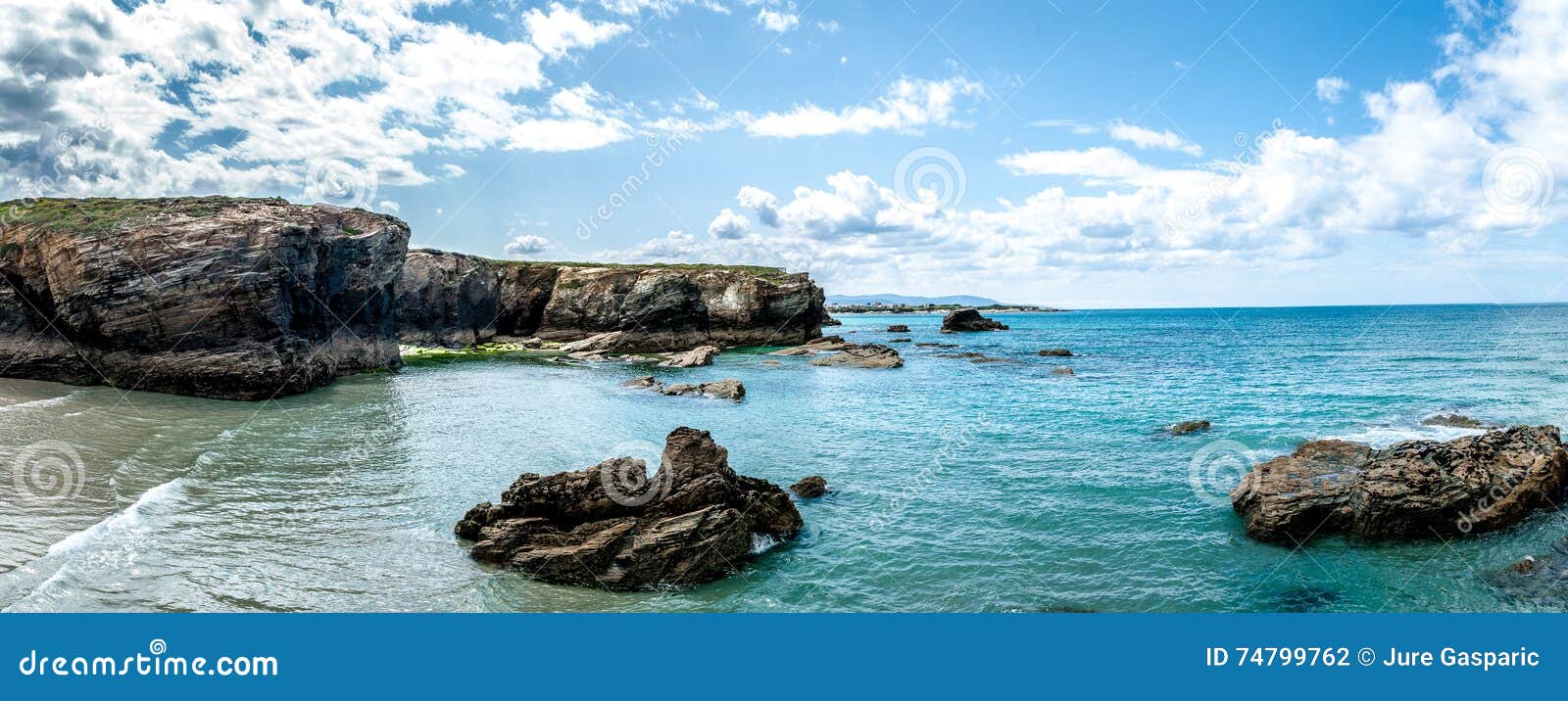 Le Cattedrali Tirano (playa De Las Catedrales) La Spagna in Secco L'Oceano Atlantico Fotografia