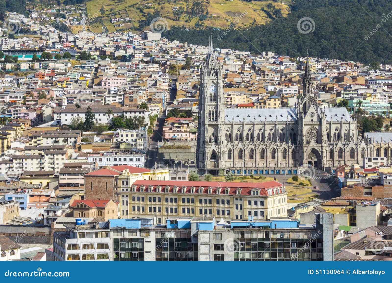 Le Centre Ville De Quito, Equateur Image stock éditorial Image 51130964