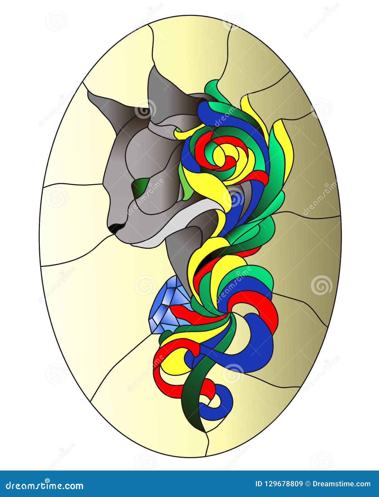 Le Chat A Souille Le Modele De Mosaique En Verre Avec Des Courbes De Couleur Sur Le Fond D Or Illustration De Vecteur Illustration Du Fleurs Colore Le Chat A Souille Le Modele De Mosaique En Verre Avec Des Courbes De Couleur Sur Le Fond D Or Illustration De Vecteur Illustration Du Fleurs Colore