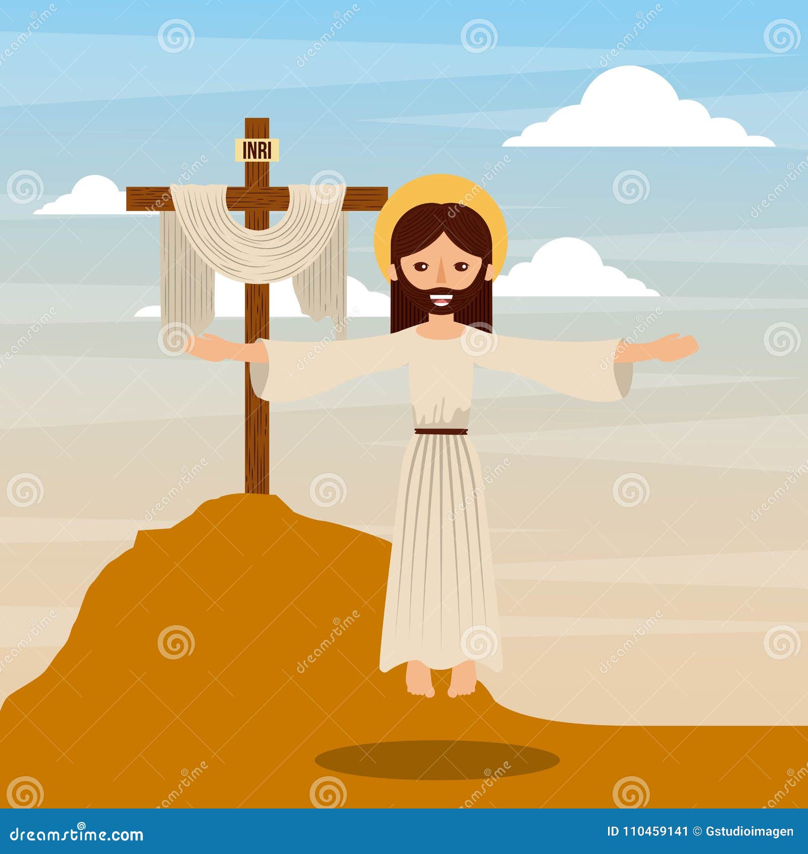 Le Christianisme De Croix De Jesus Christ D Ascension Illustration De Vecteur Illustration Du Religieux Paix Le Christianisme De Croix De Jesus Christ D Ascension Illustration De Vecteur Illustration Du Religieux Paix
