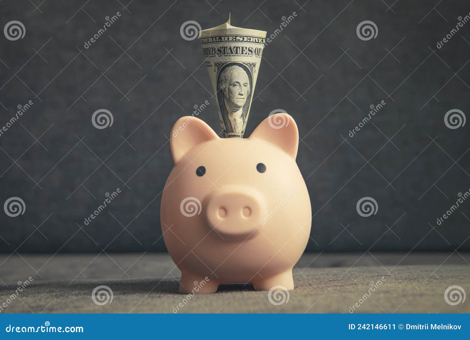 Le Concept De Préservation Et D'économie D'argent. Tirelire. Dollars Dans  La Tirelire Image stock - Image du dépôt, emprunt: 242146611