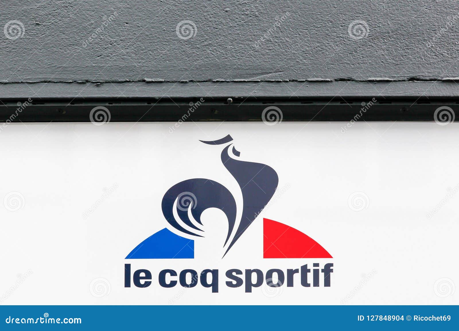 Le Coq Sportif Logo on a Wall Editorial Stock Image - Image of france ...