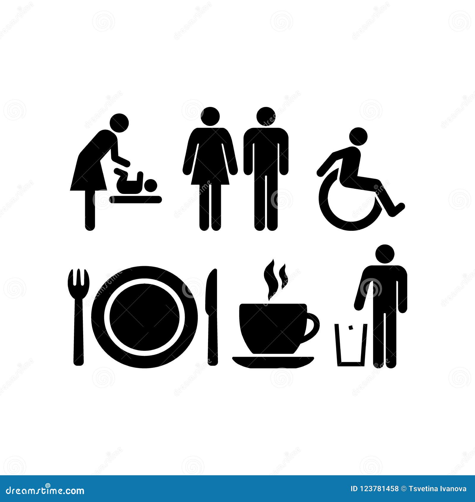 Le Dineur Public Restaurant Cafe Toilettes Signe Vestiaire De Bebe Symboles De Carte De Travail Illustration De Vecteur Illustration Du Information Cafeteria Le Dineur Public Restaurant Cafe Toilettes Signe Vestiaire De Bebe Symboles De Carte De Travail Illustration De Vecteur Illustration Du Information Cafeteria