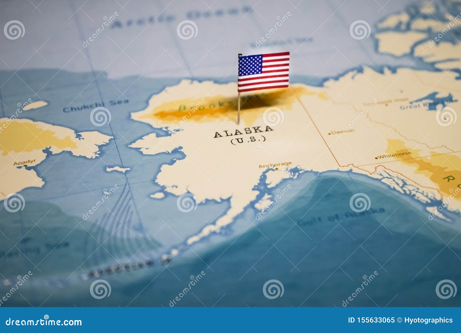 Le Drapeau Des Etats Unis Dans La Carte Du Monde Image Stock