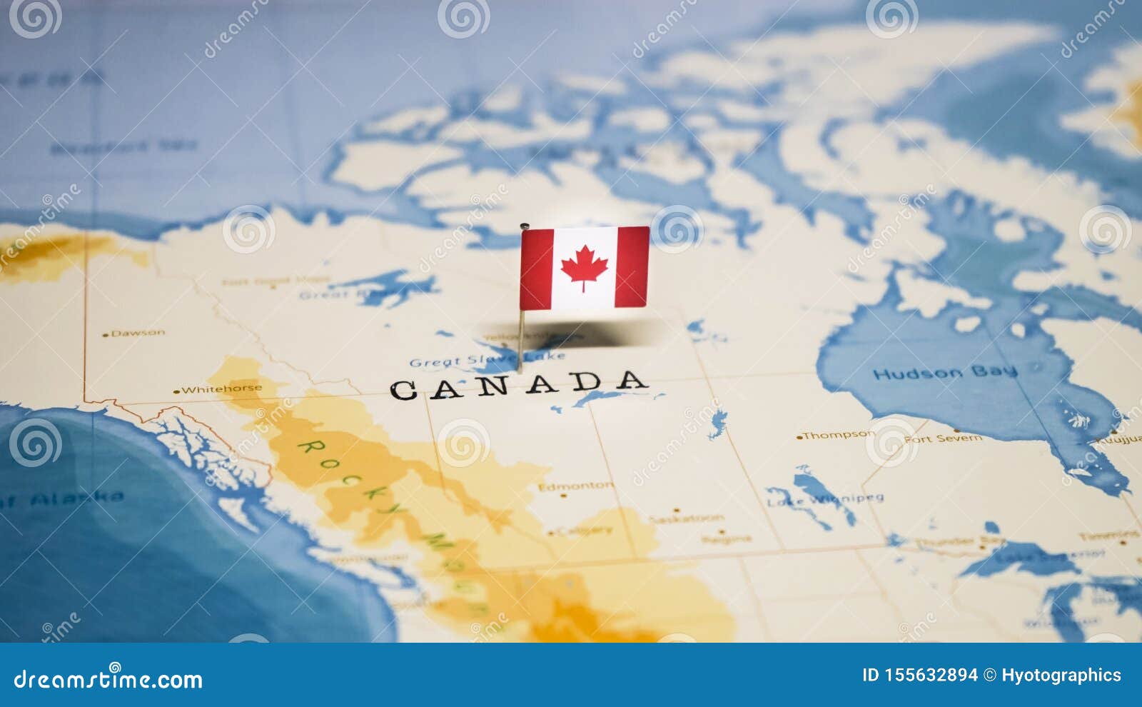 Carte Du Drapeau Canadien