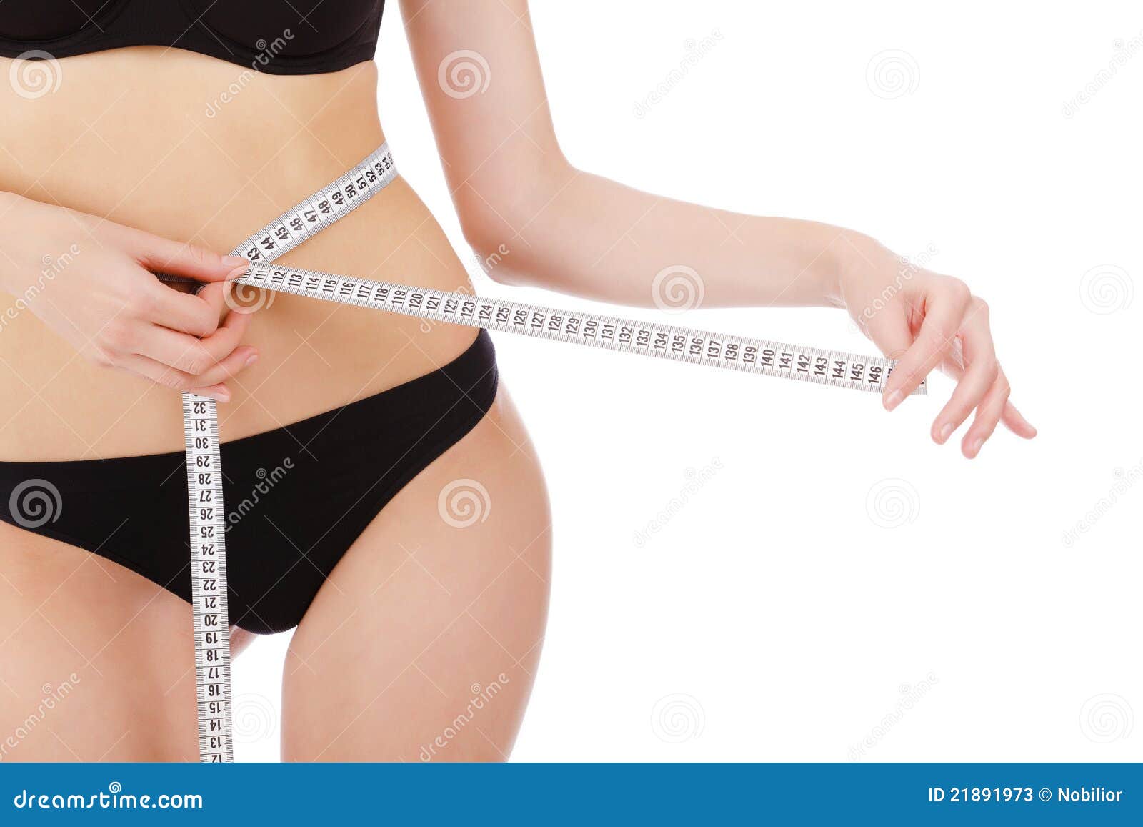 Mètre Ruban Mesurer Sa Taille De Soutien Gorge Femme Mesure Son Sein —  Photo De Stock Par, image size:1600x1157