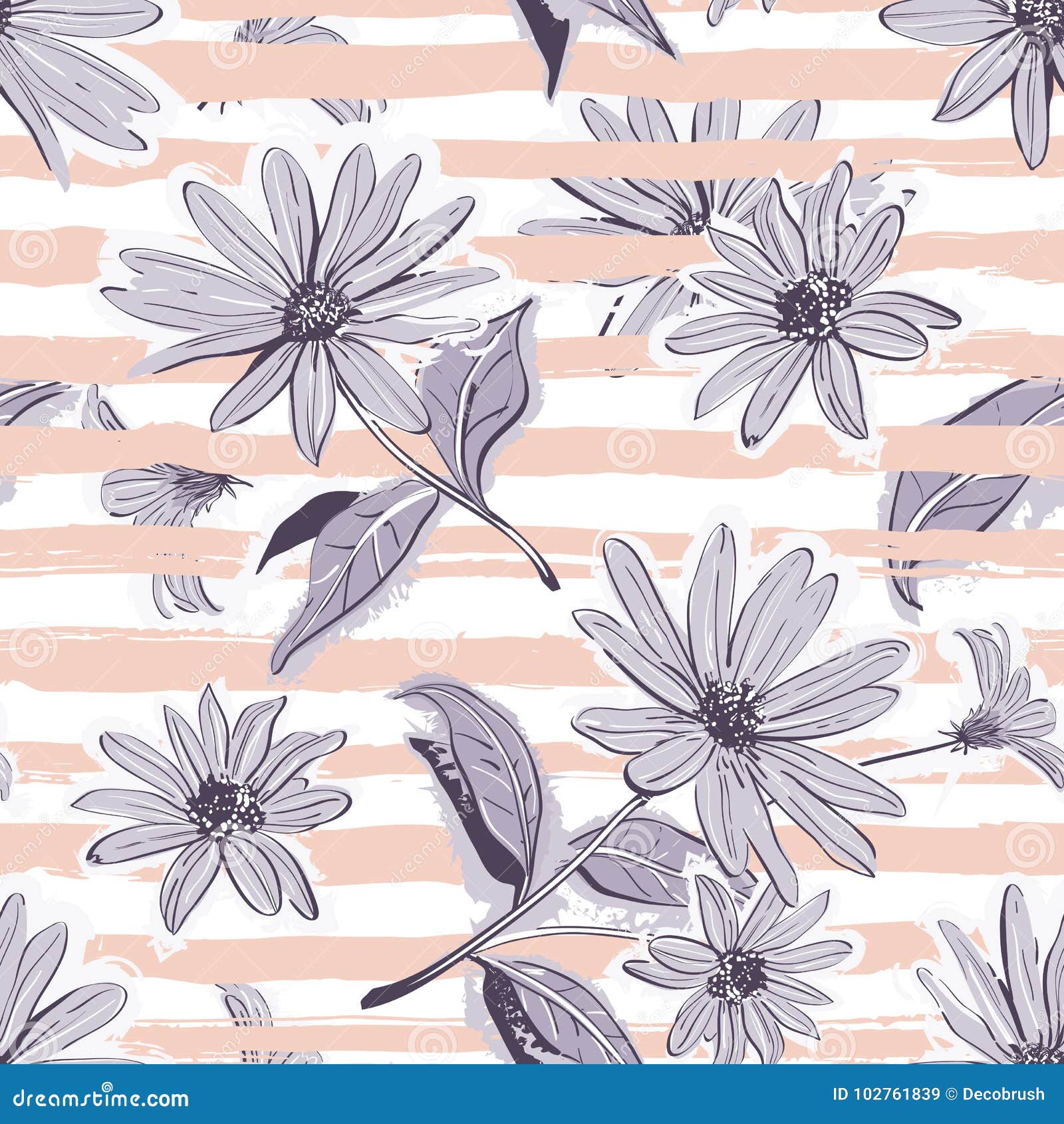 Avoir Images Le Fond Raye En Pastel Elegant Sans Couture De Modele De Fleur dernière salutations