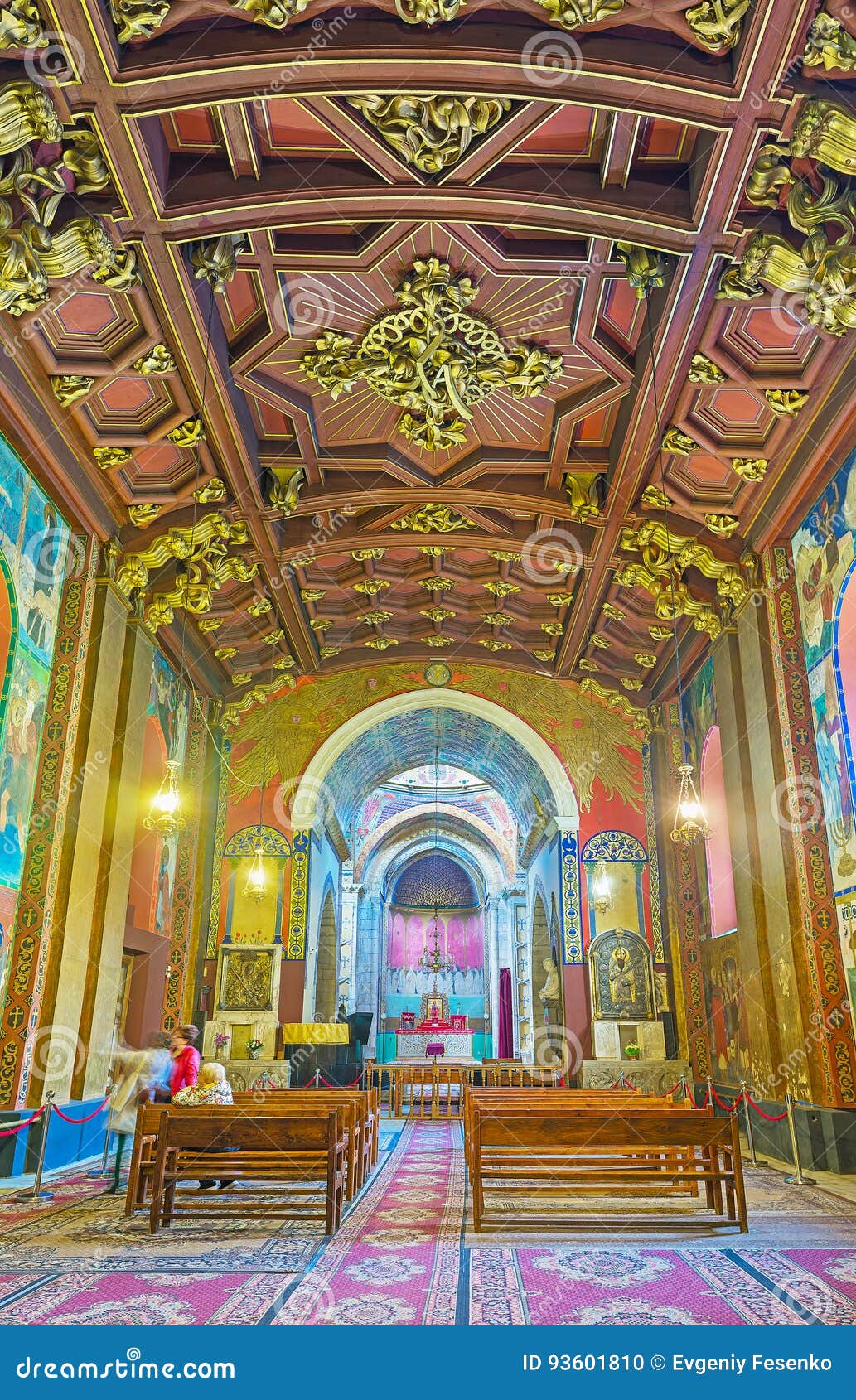 Le Hall De Priere De La Cathedrale Armenienne Image