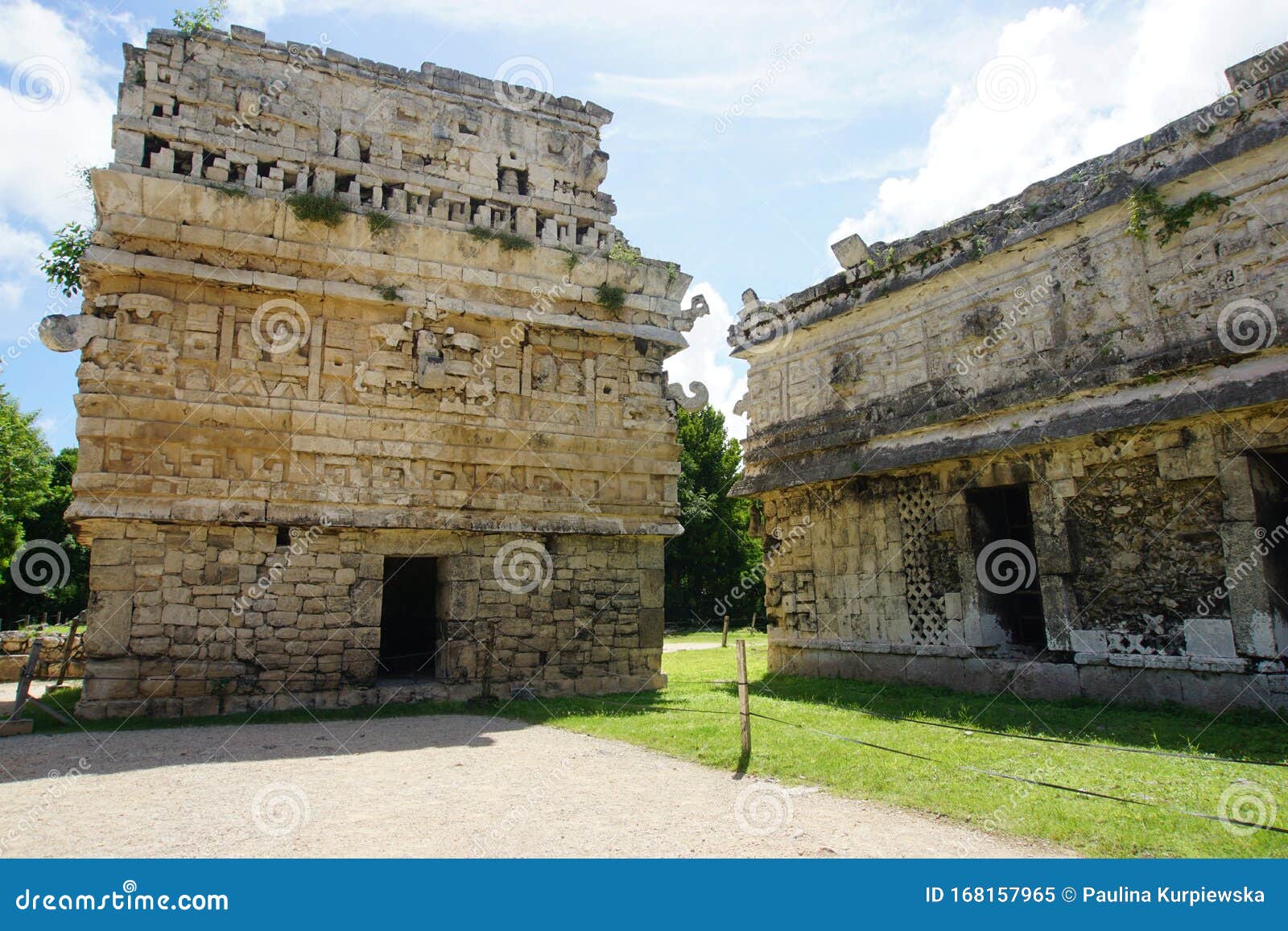 Le Iglesia in the Las Monjas Complex, Chichen Itza, Mexico Stock Image -  Image of court, castillo: 168157965