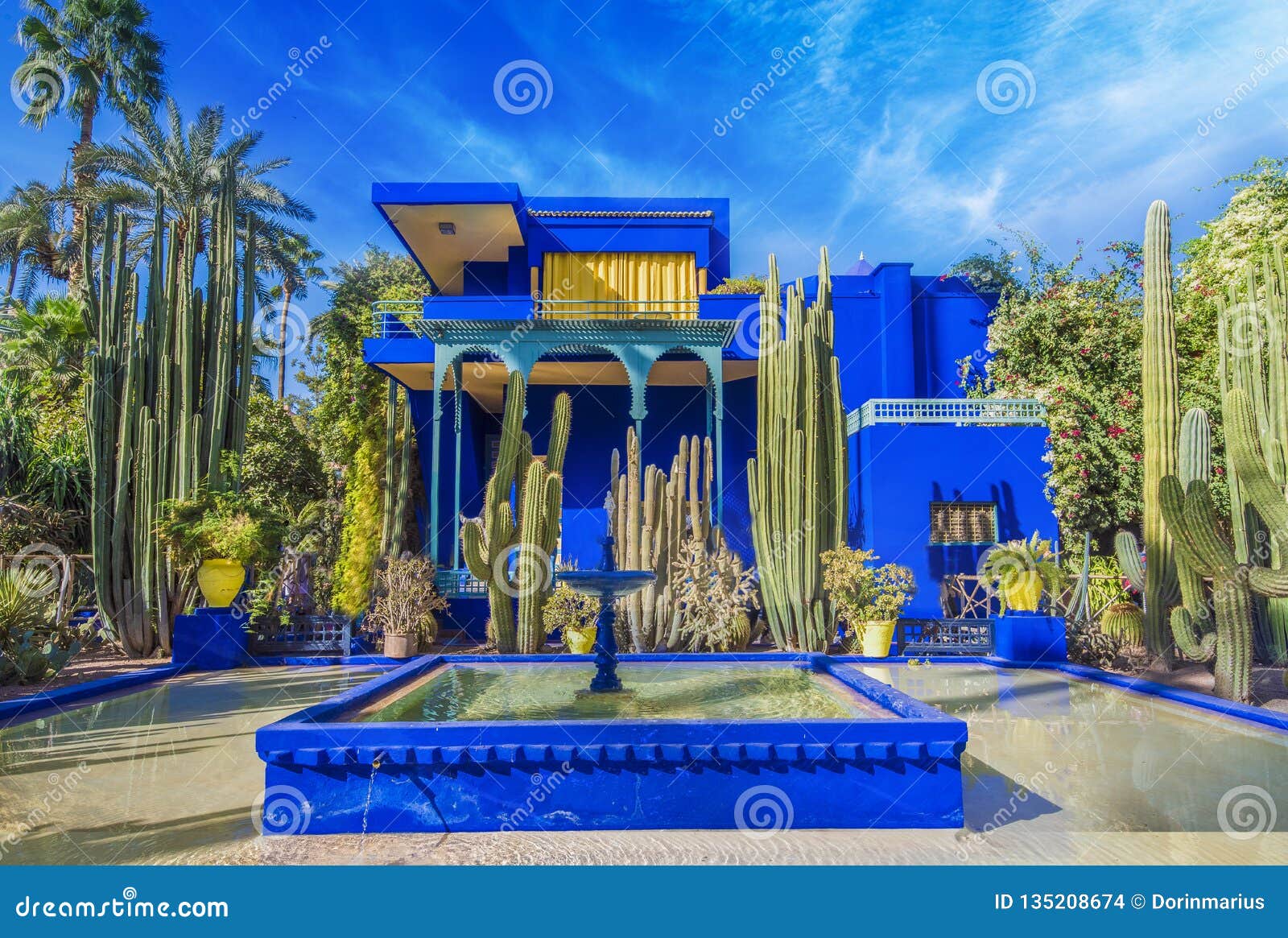 le jardin majorelle, amazing tropical garden in marrakech