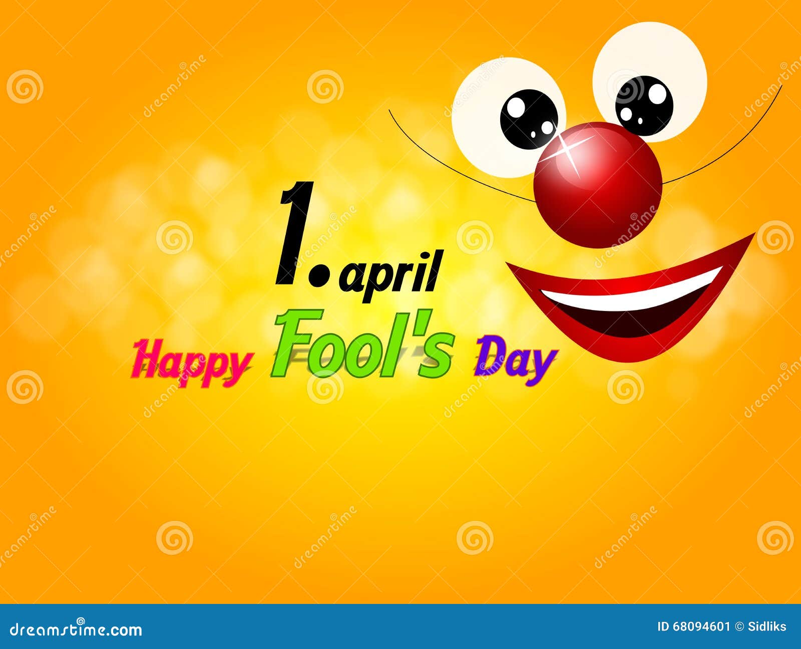 Le Jour De L Imbecile Heureux Illustration Stock Illustration Du Texte Divertissement