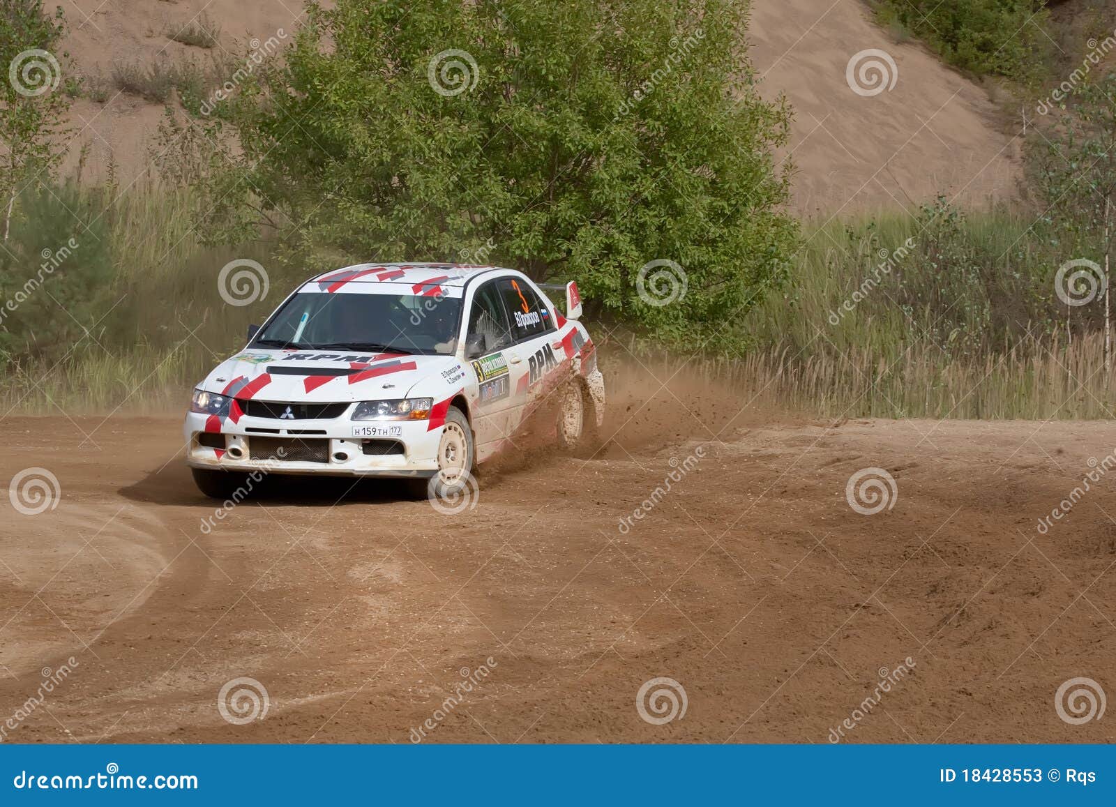 Le Lev Stickiy Pilote Mitsubishi Lancer Photo stock éditorial Image