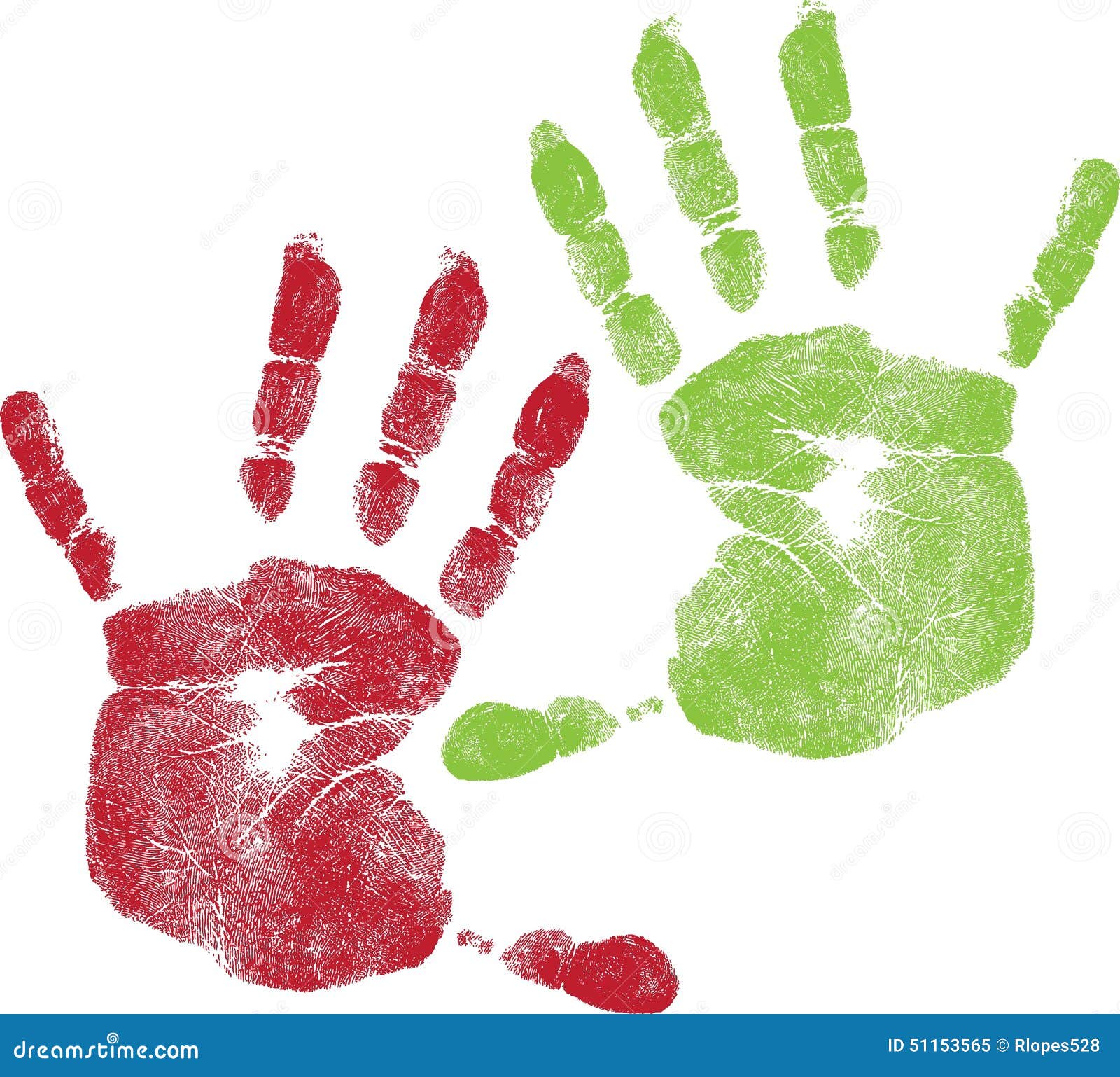 Le mani dei bambini colorati Fotografia Stock Libera da Diritti