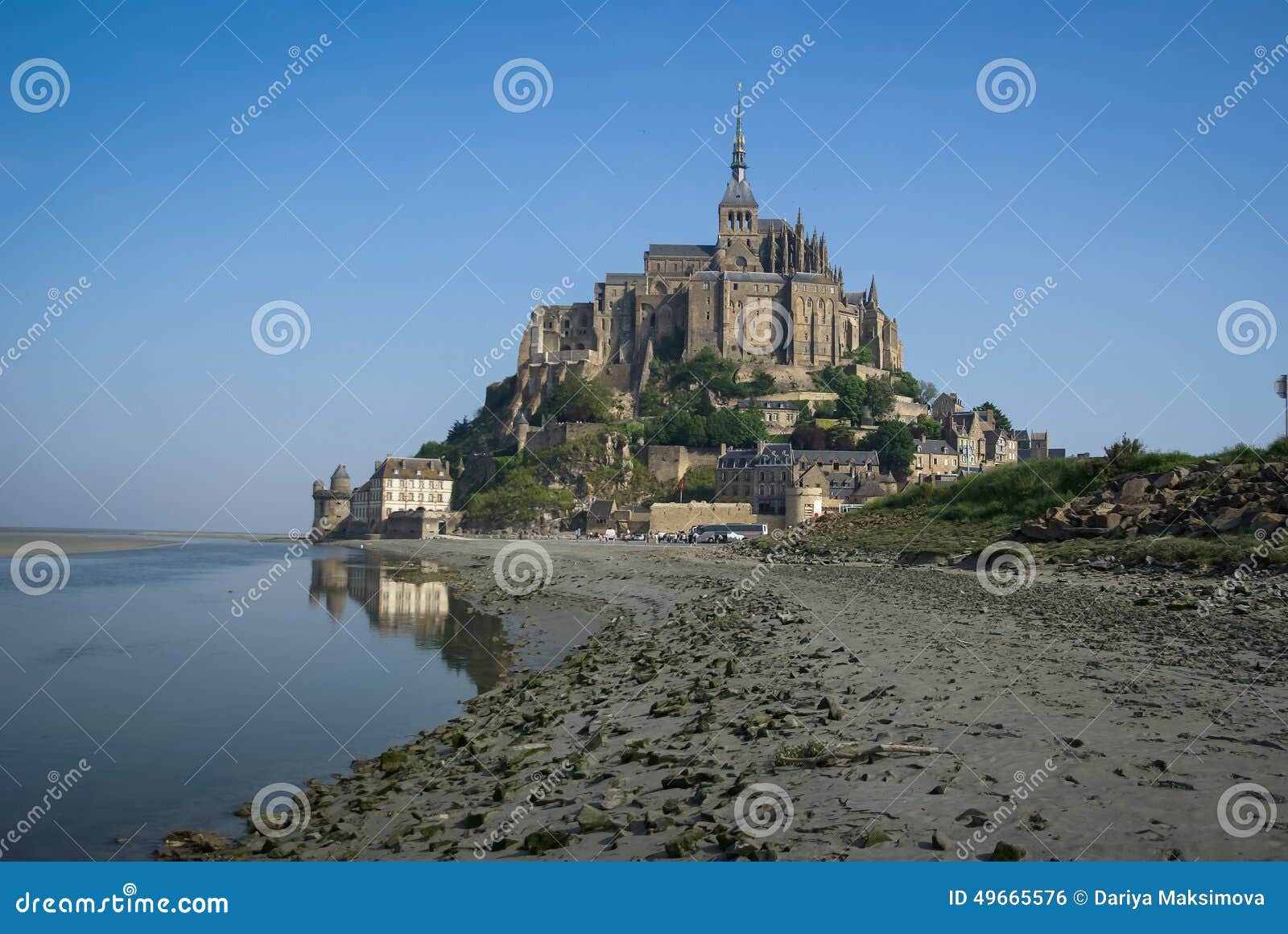 Le Mont Sent Michel, France Stock Photo Image of countryside, stone