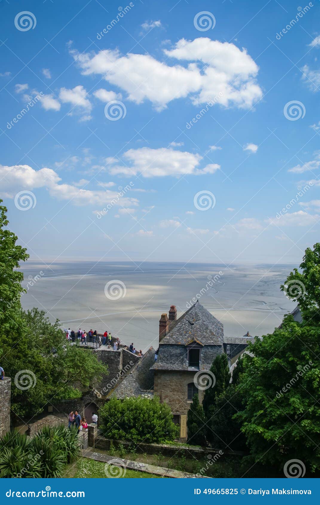 Le Mont Sent Michel, France Editorial Image Image of scenic, summer
