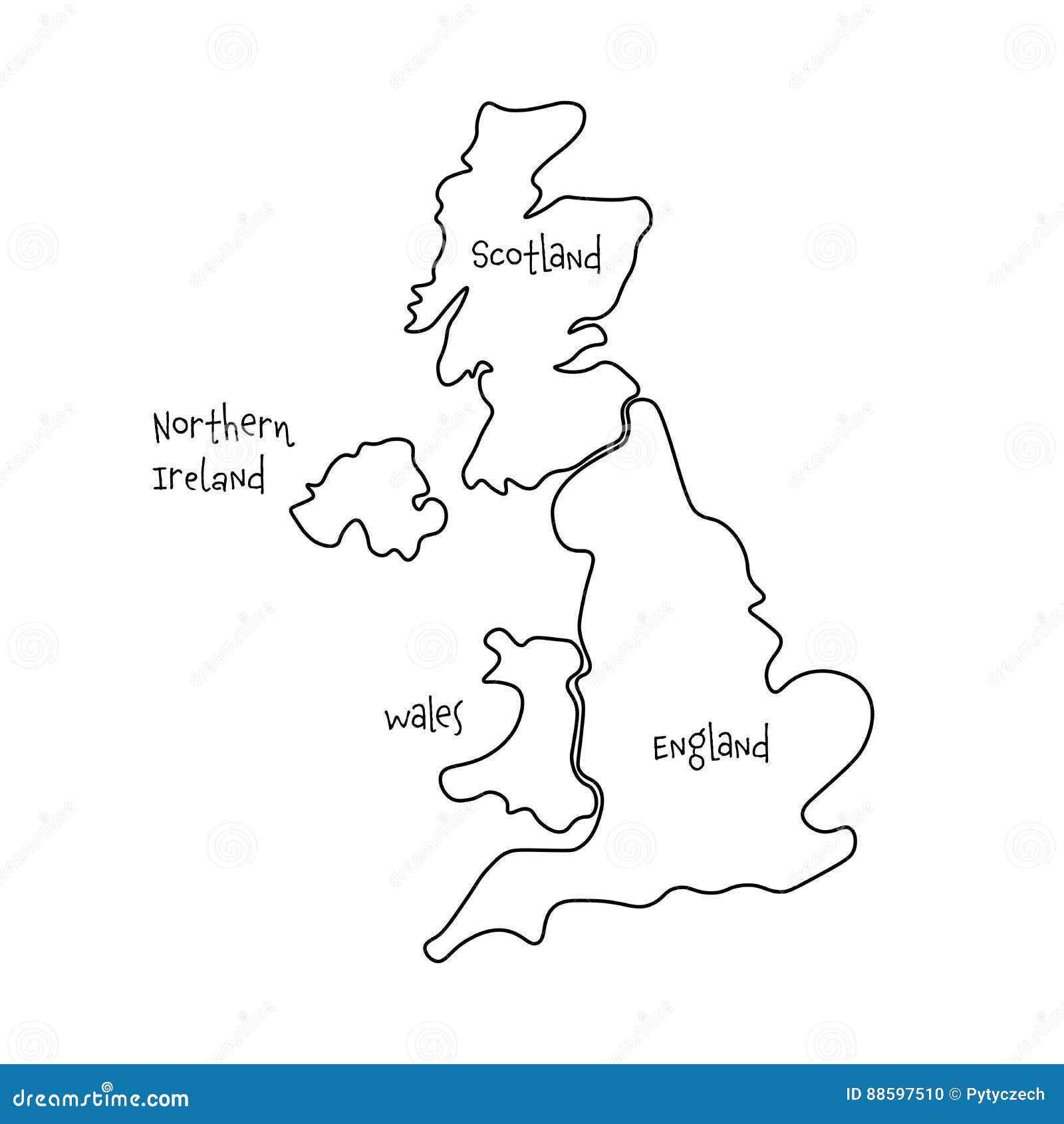 Carte Du Royaume Uni à Compléter Cycle 3 Carte Du Royaume Uni Vierge À Compléter : The Union Jack | English