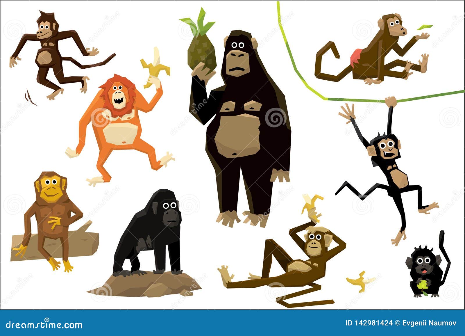 Le Singe Drole Regle Singes De Diverses Races Dans Differentes Situations Dirigent Des Illustrations Sur Un Fond Blanc Illustration De Vecteur Illustration Du Ramassage Banane Le Singe Drole Regle Singes De Diverses Races Dans Differentes Situations Dirigent Des Illustrations Sur Un Fond Blanc Illustration De Vecteur Illustration Du Ramassage Banane