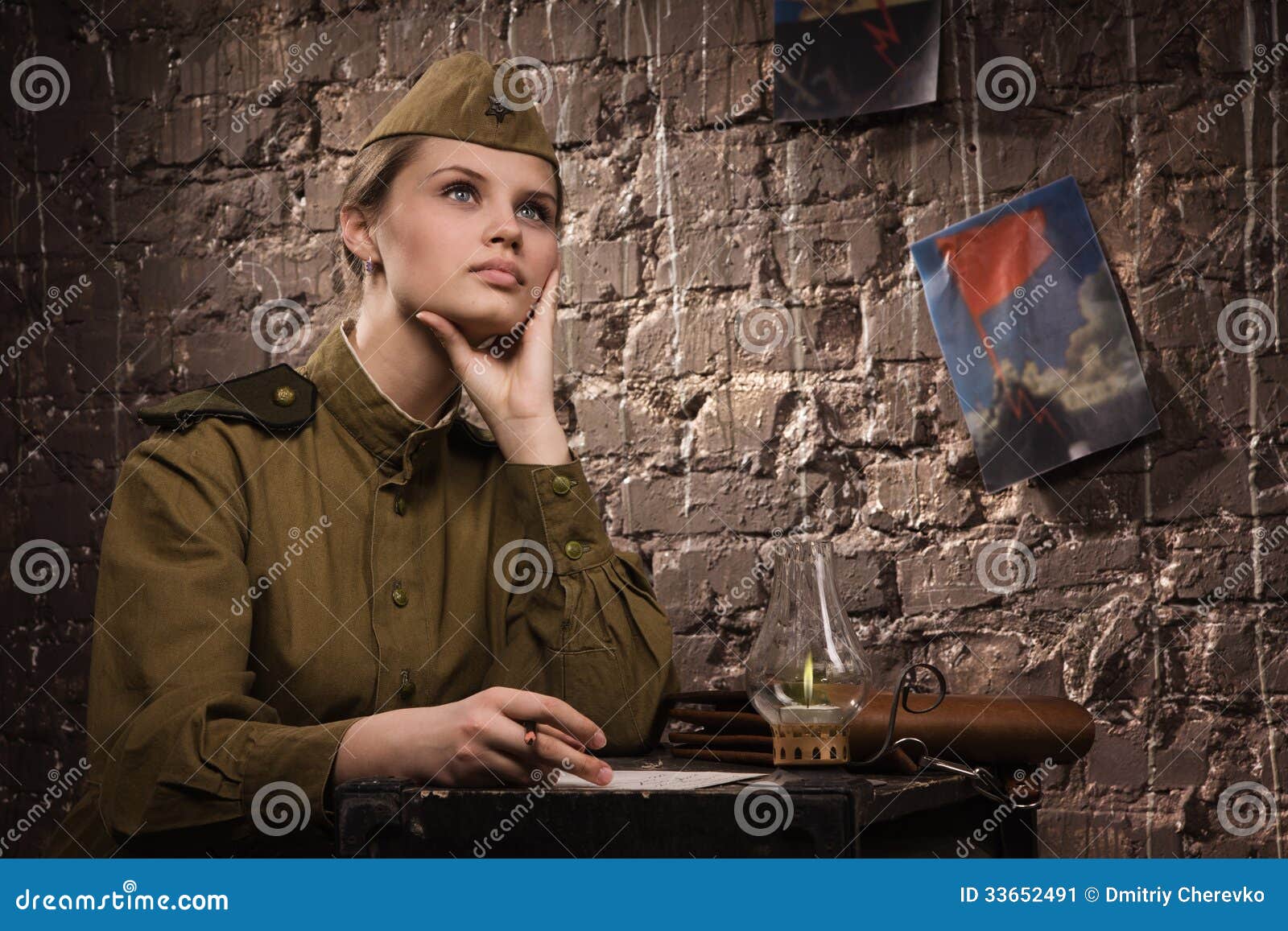 Портретная фотосессия в военной форме