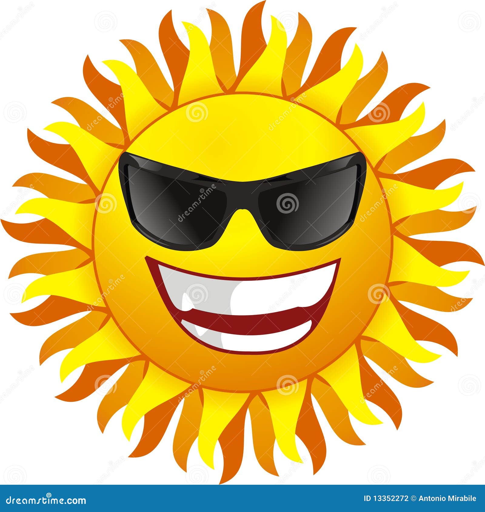 photographie stock le soleil de sourire image