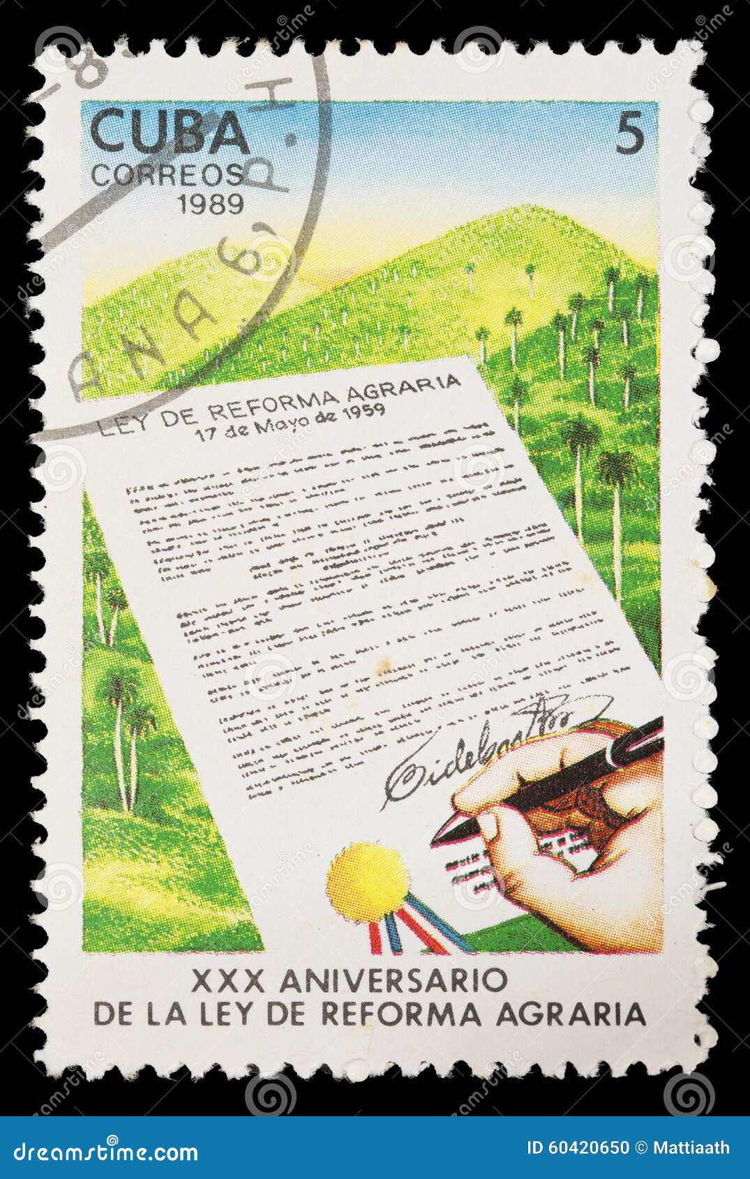 Le Timbre Poste Imprime Au Cuba Montre L Anniversaire De La Signature De La Loi De La Reforme Agraire Image Editorial Image Du Signature Montre Le Timbre Poste Imprime Au Cuba Montre L Anniversaire De La Signature De La Loi De La Reforme Agraire Image Editorial Image Du Signature Montre