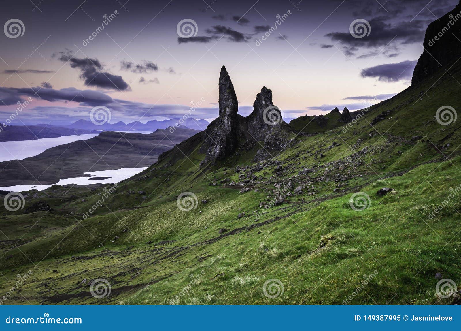 Le Vieil Homme De Storr A Photographi Lheure Bleue Point