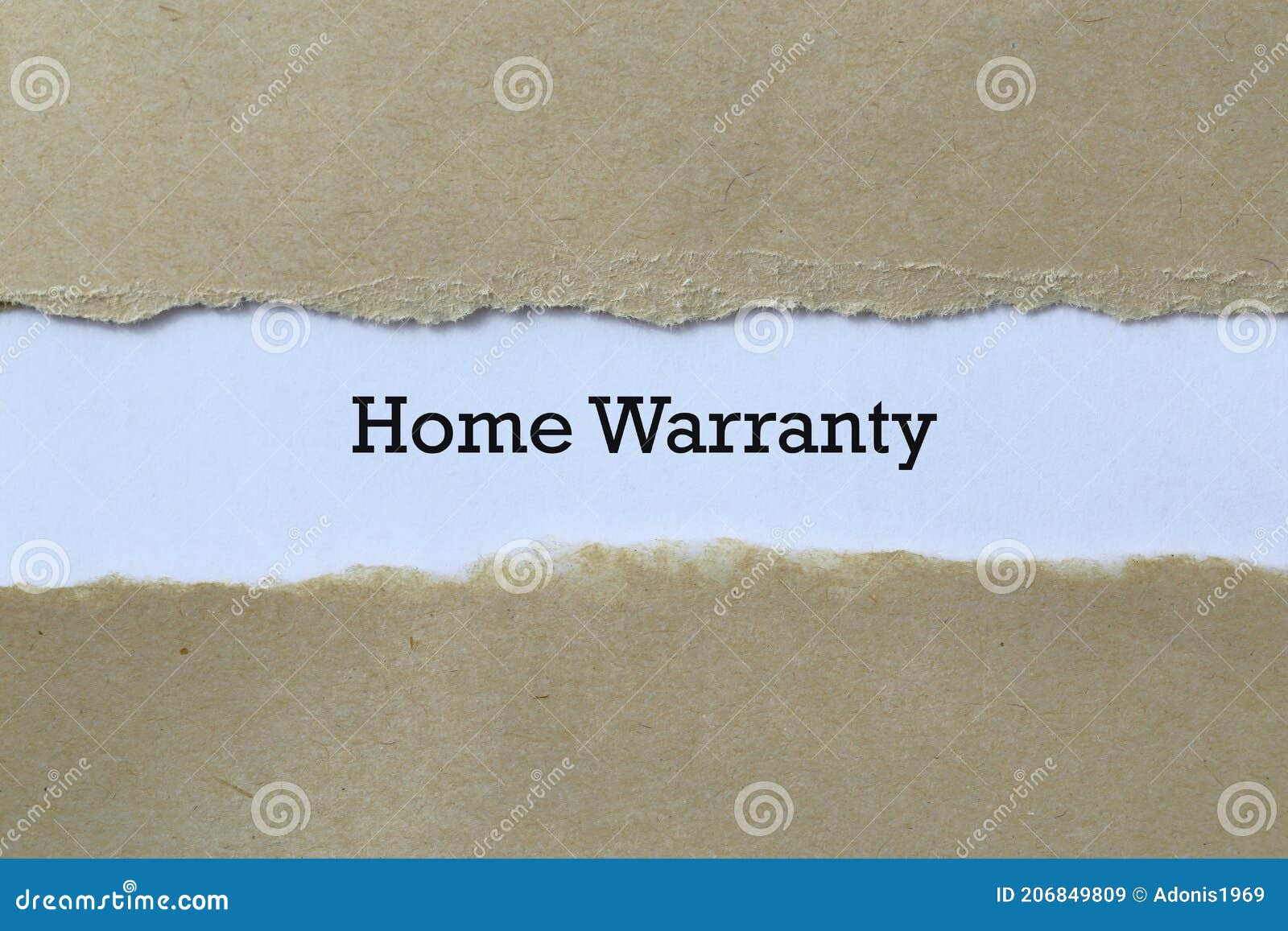 home warranty on paper