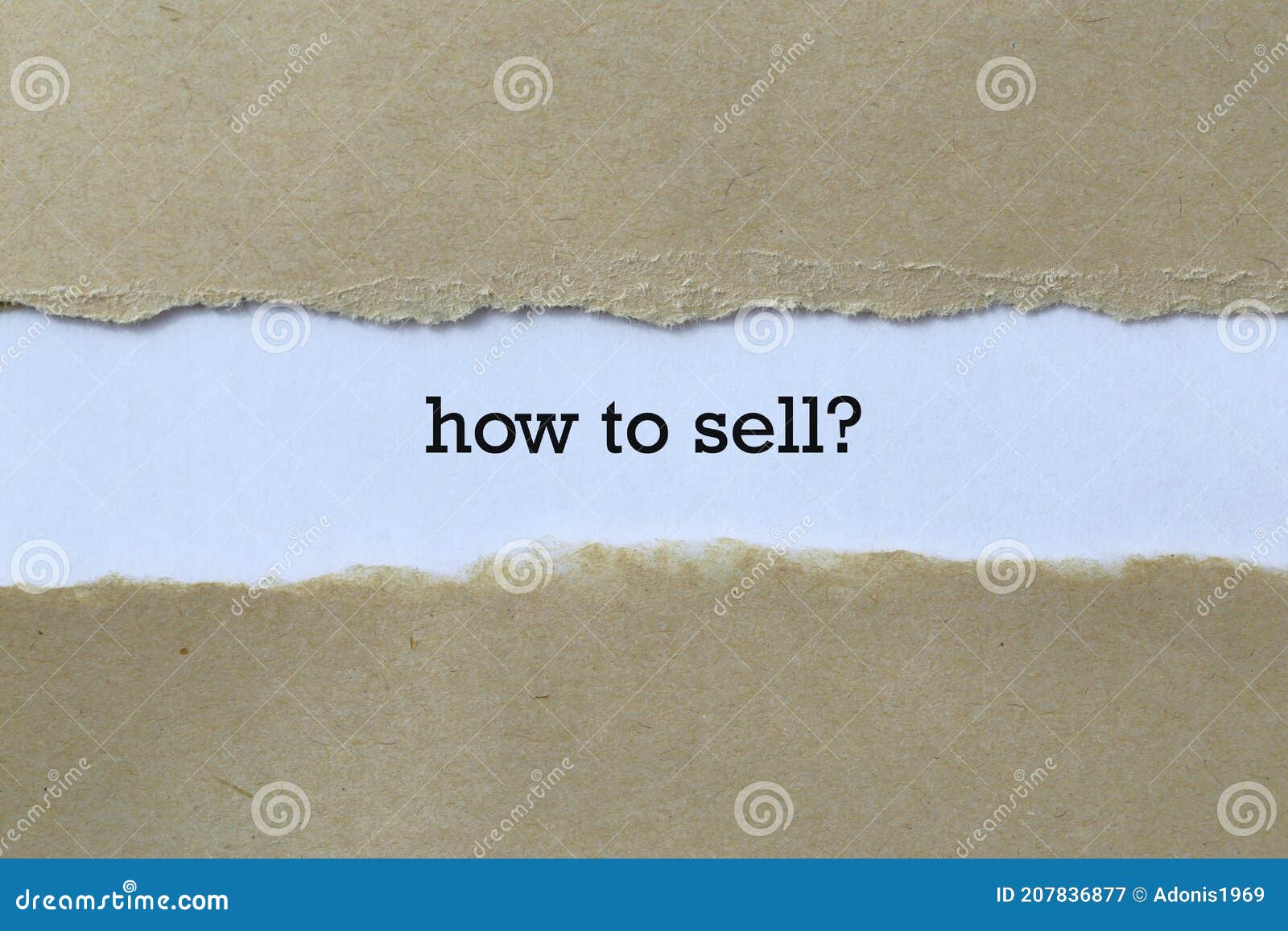 how to sell on paper