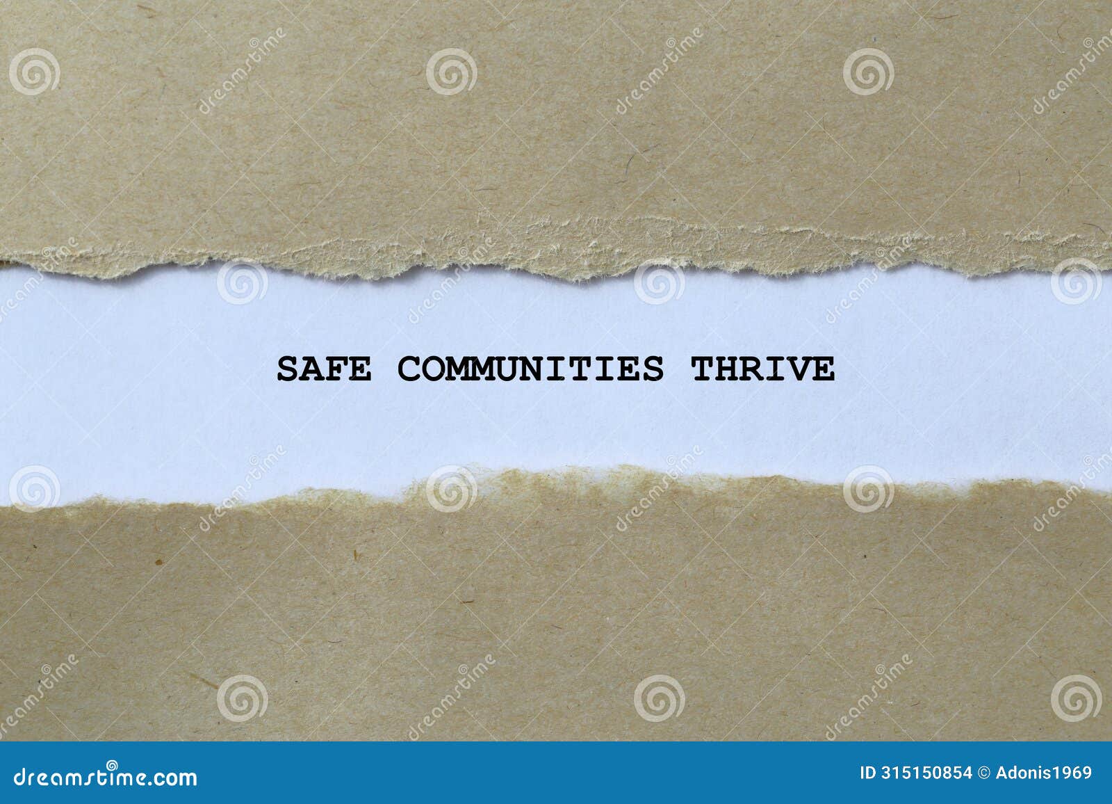 safe communities thrive on white paper