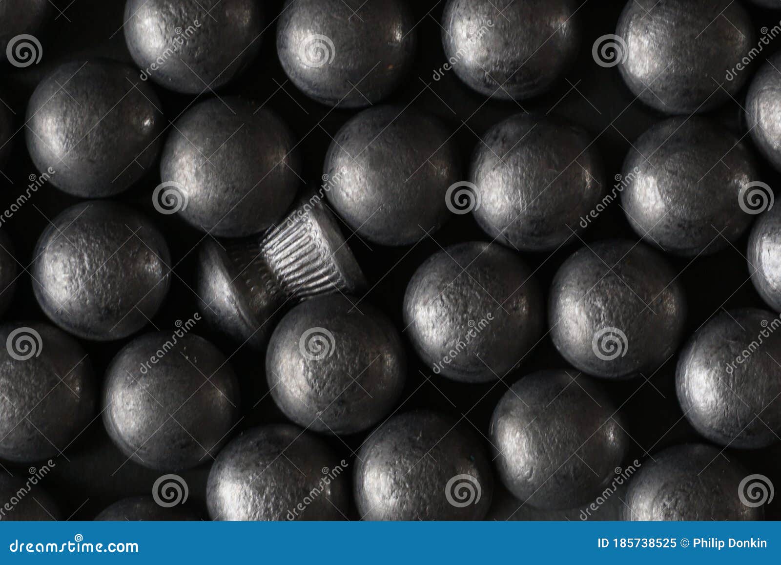 Lead airgun pellets stock image. Image of contamination 185738525